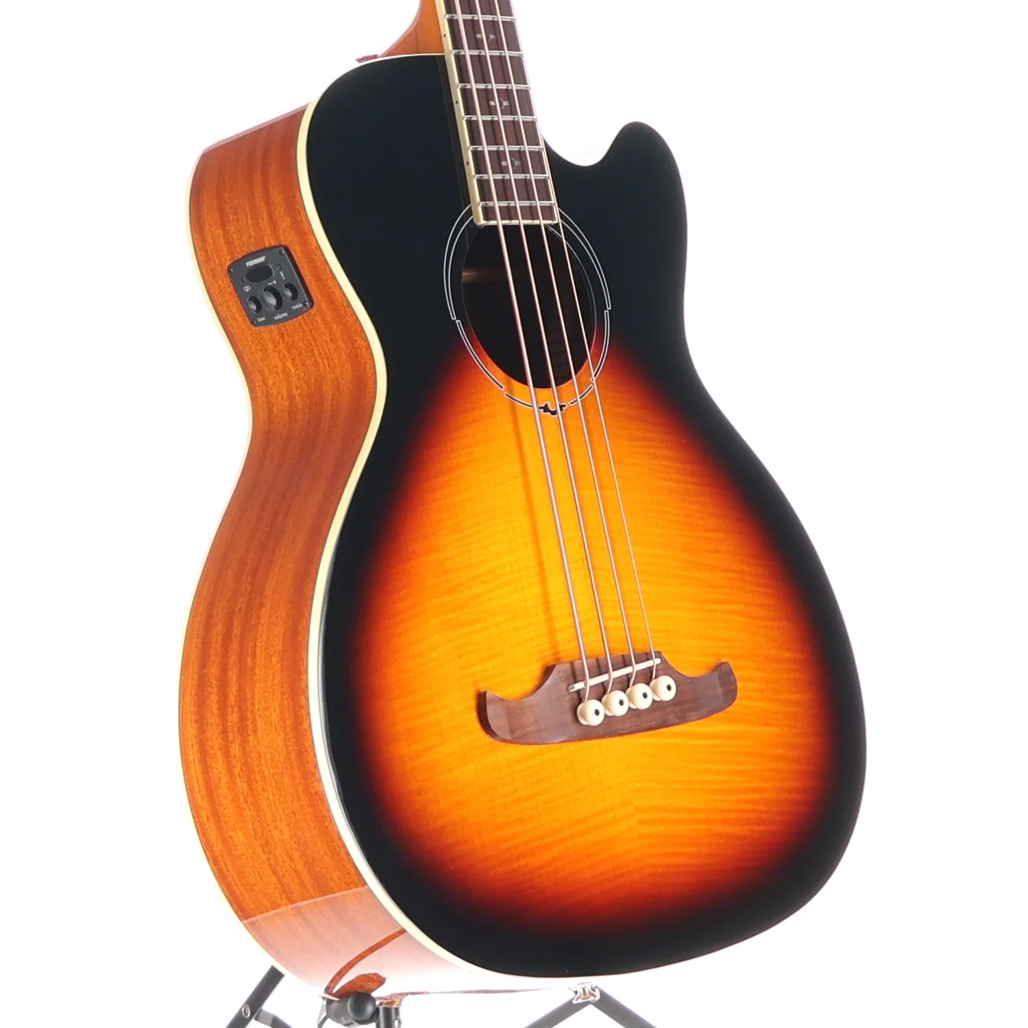 Fender FA-450CE Bass, Laurel Fingerboard, 3-Color Sunburst (S7) (13015) - Image 3