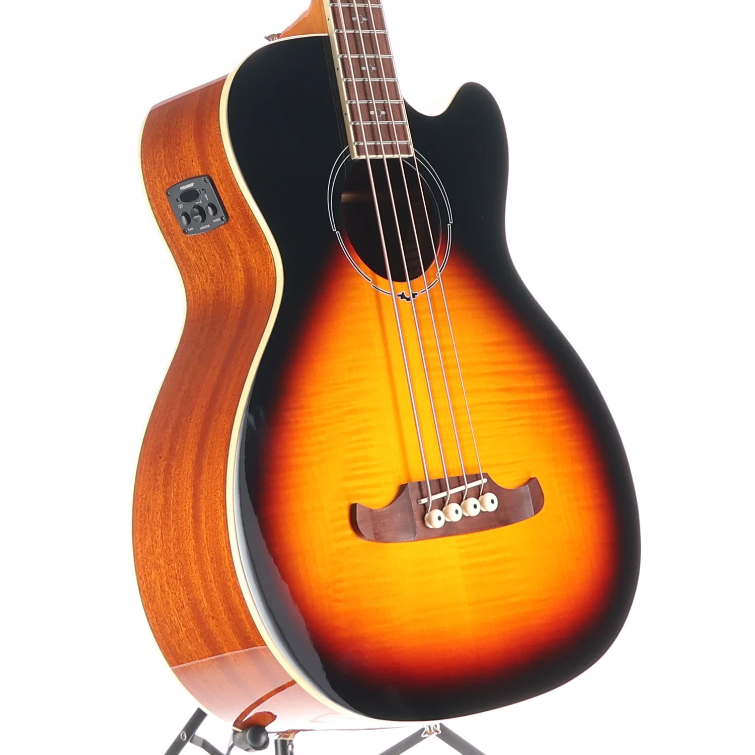 Fender FA-450CE Bass, Laurel Fingerboard, 3-Color Sunburst (SR) (13037) - Image 3