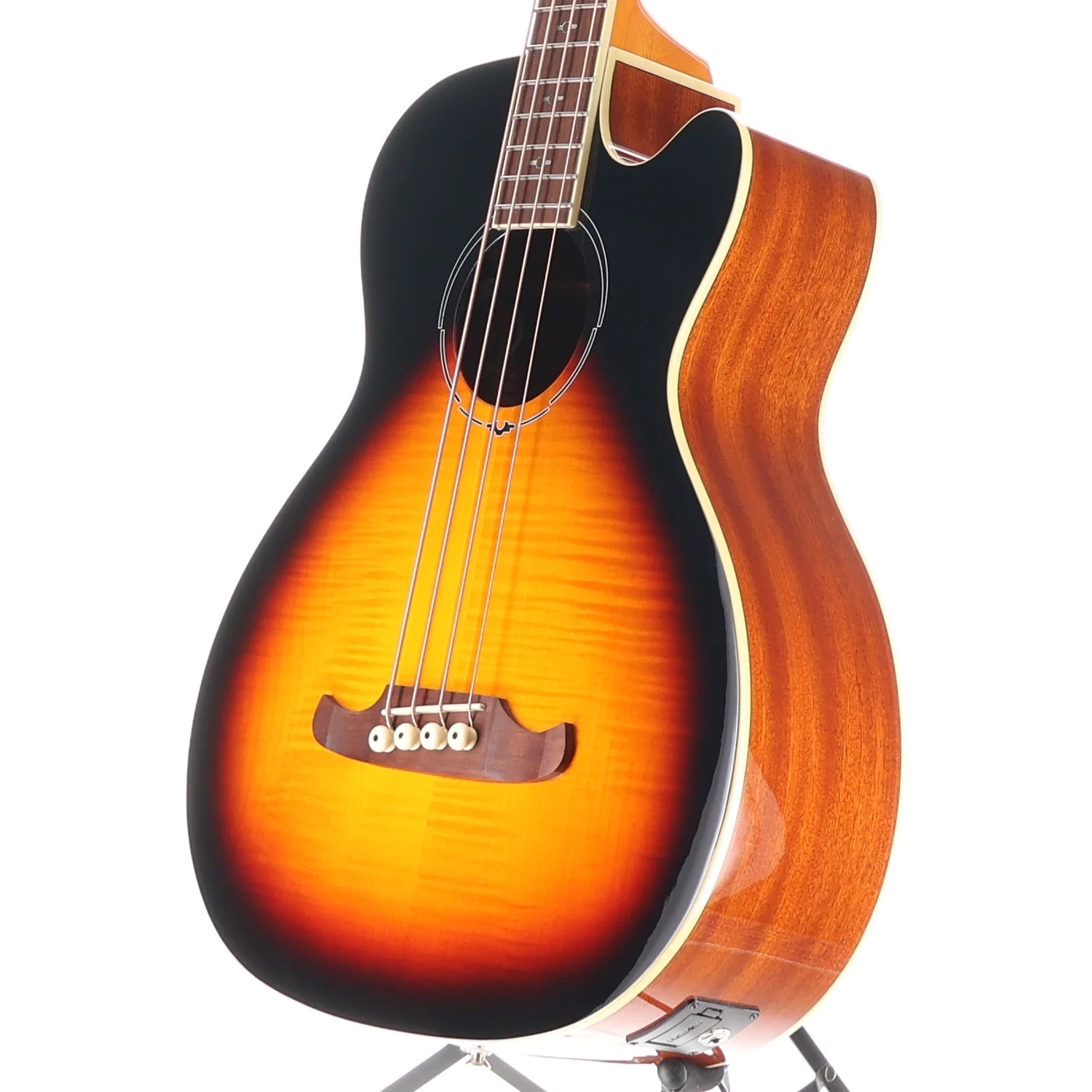 Fender FA-450CE Bass, Laurel Fingerboard, 3-Color Sunburst (SR) (13037) - Image 4