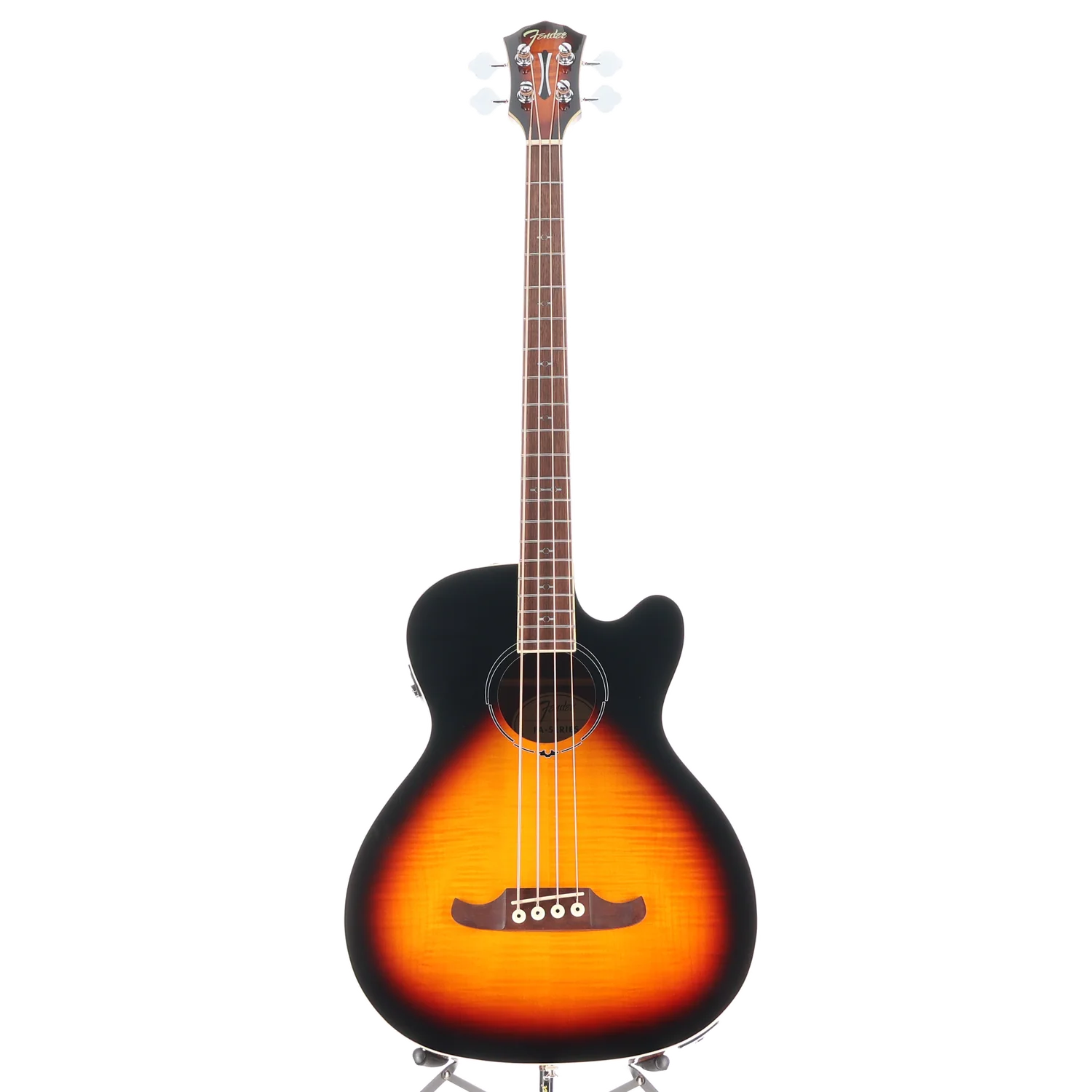 Fender FA-450CE Bass, Laurel Fingerboard, 3-Color Sunburst (SR) (13037) - Image 5