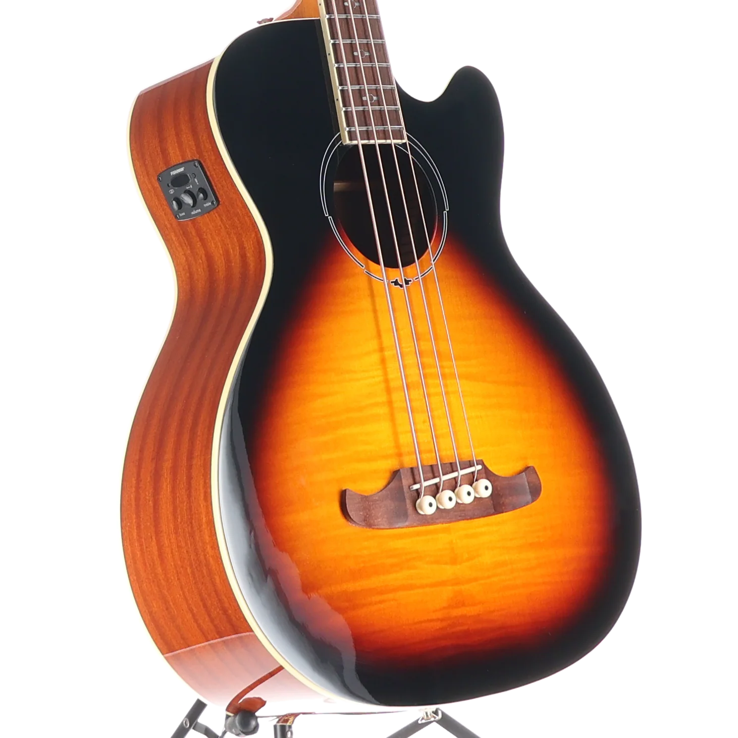 Fender FA-450CE Bass, Laurel Fingerboard, 3-Color Sunburst (U7) (13046) - Image 3