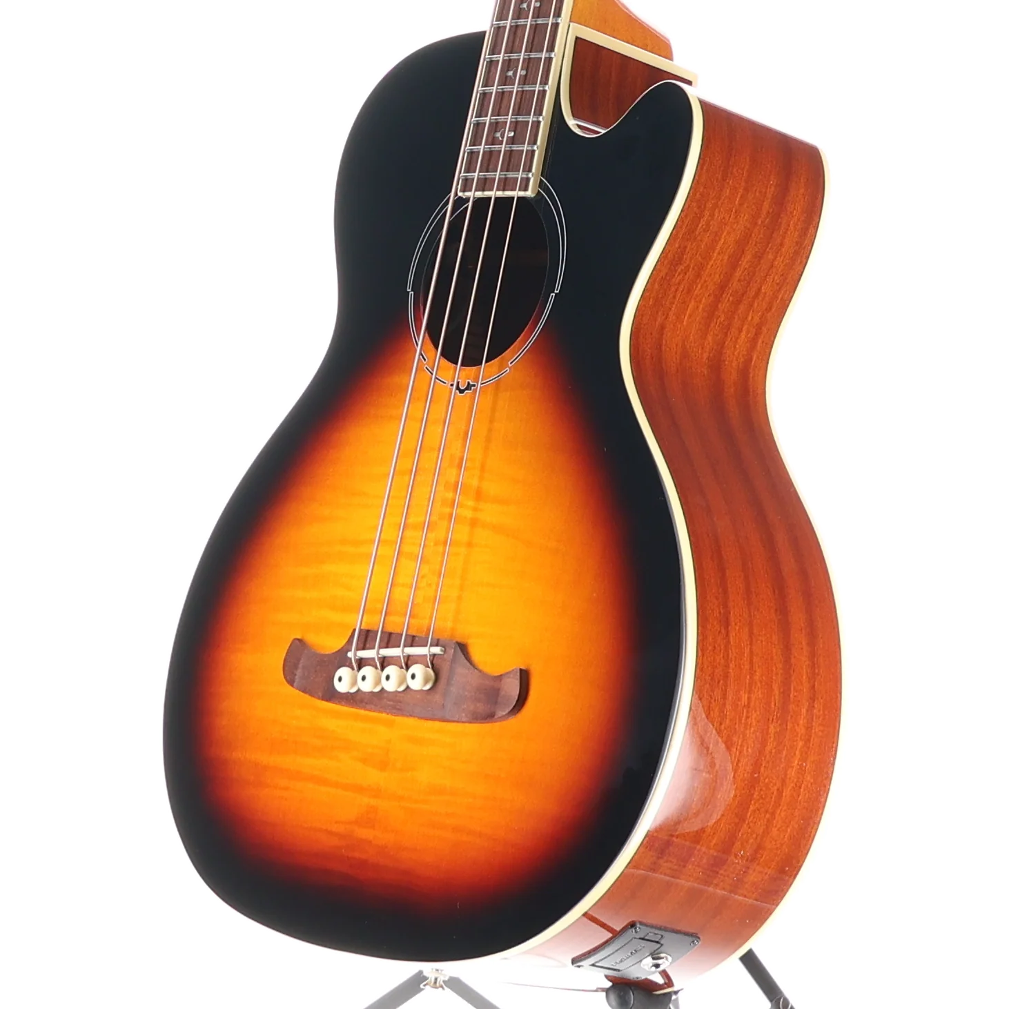 Fender FA-450CE Bass, Laurel Fingerboard, 3-Color Sunburst (U7) (13046) - Image 4