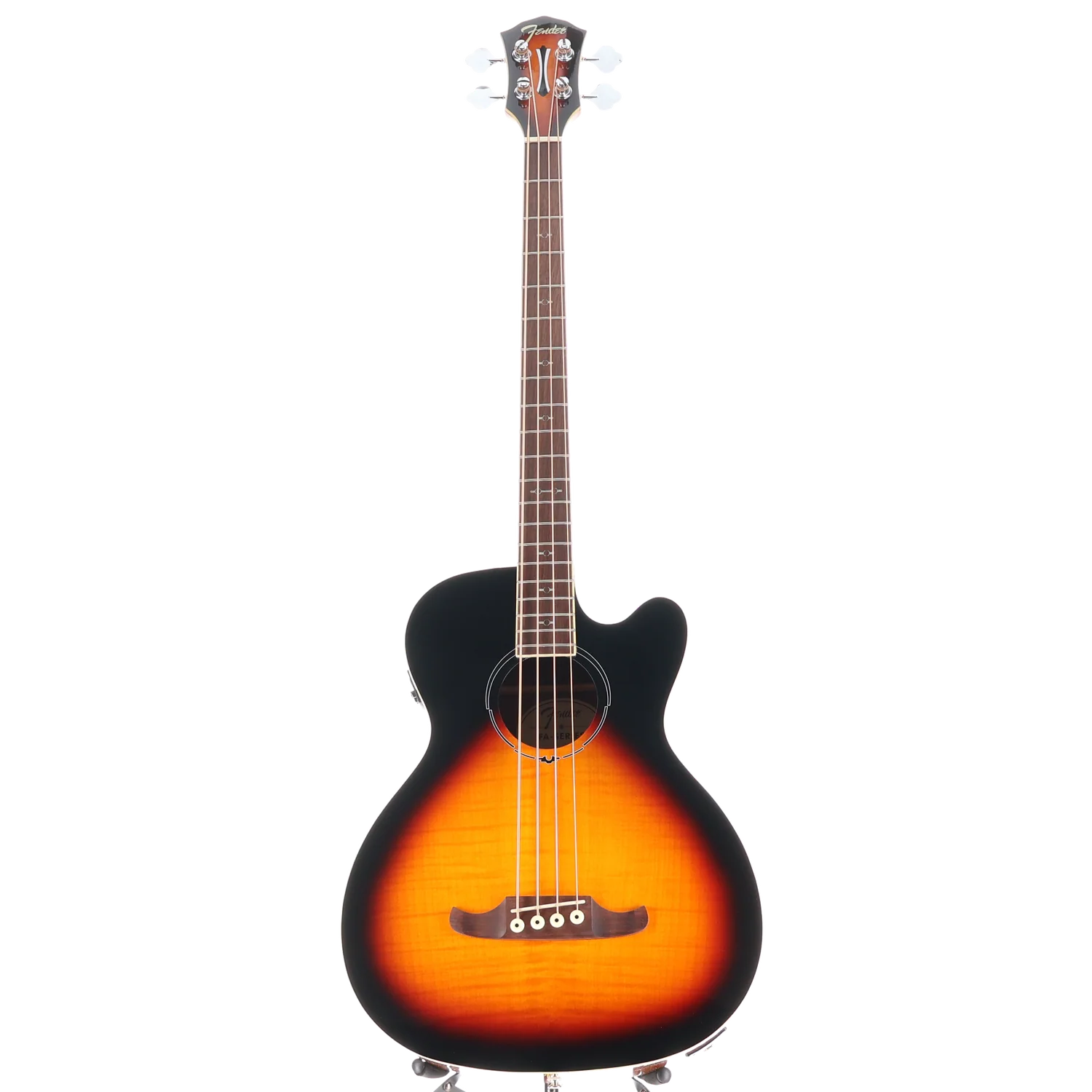 Fender FA-450CE Bass, Laurel Fingerboard, 3-Color Sunburst (W5) (13006) - Image 5