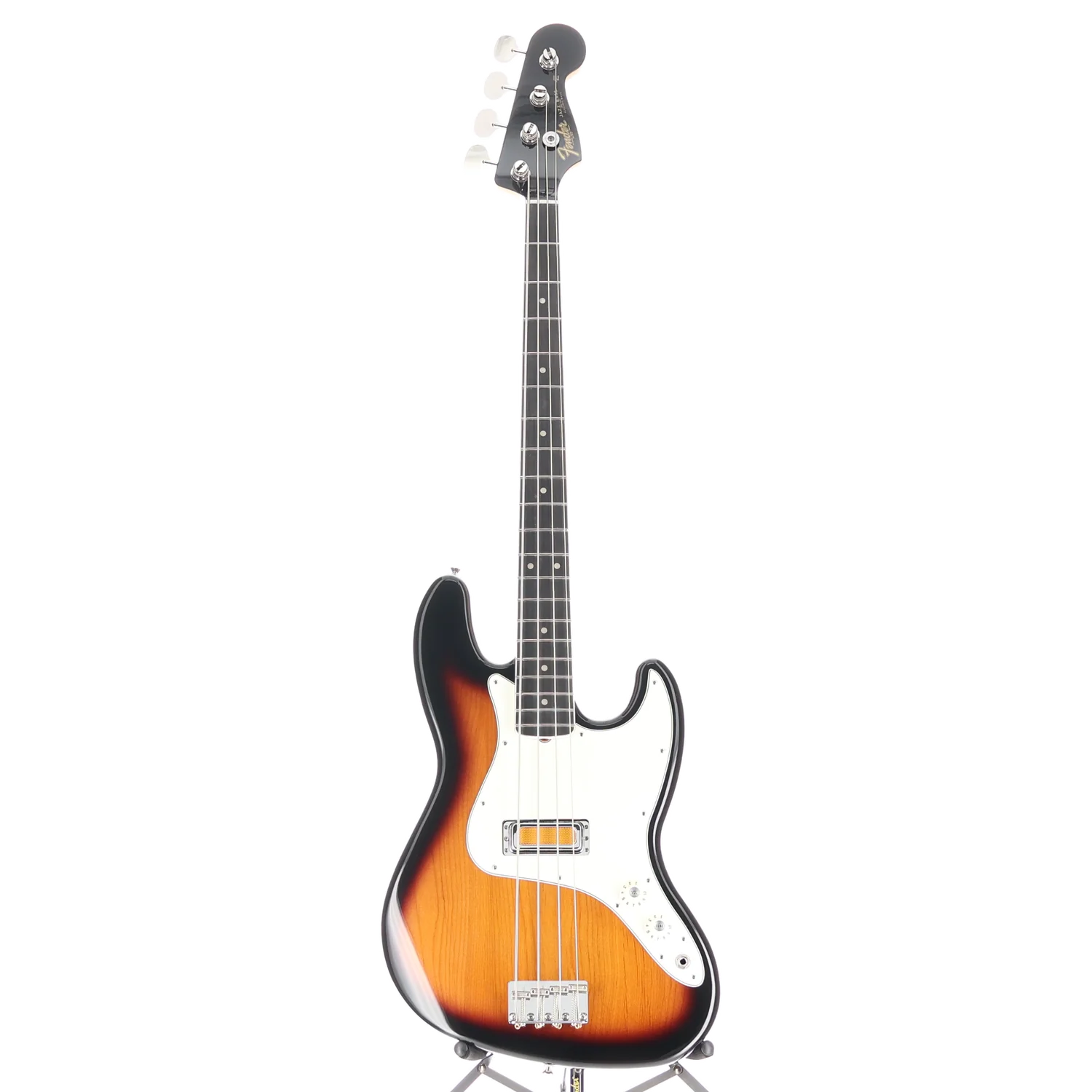 Fender Gold Foil Jazz Bass, 2-Color Sunburst, Plays Great (AA13) (00653) - Image 5