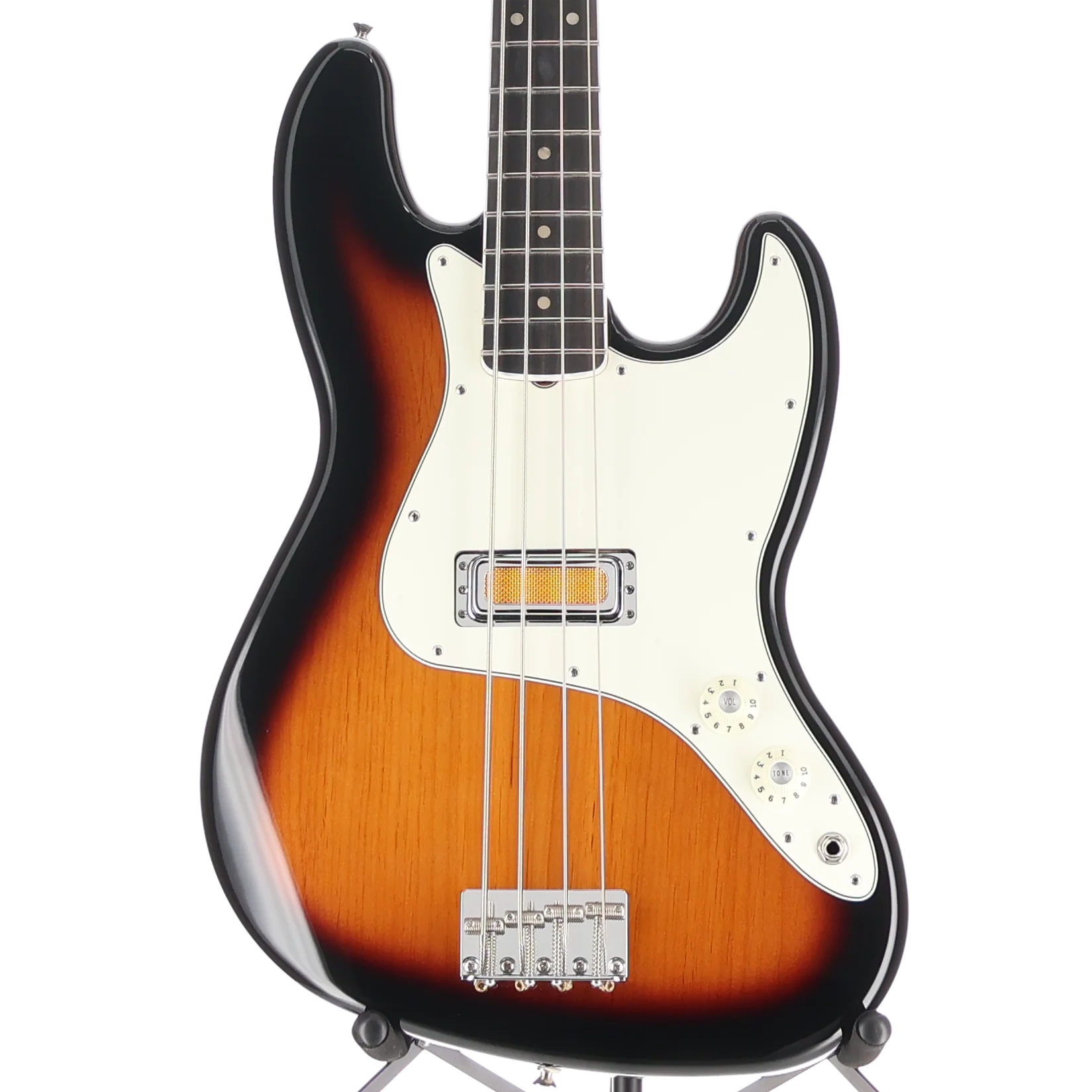 Fender Gold Foil Jazz Bass, 2-Color Sunburst, Plays Great (B12) (05041)