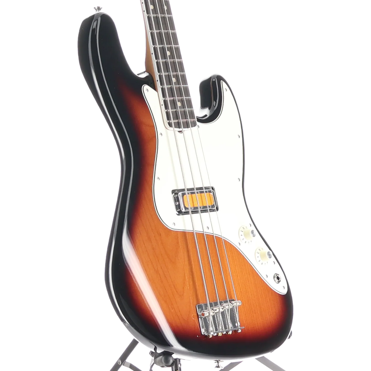 Fender Gold Foil Jazz Bass, 2-Color Sunburst, Professional Setup (Y9) (12853) - Image 3