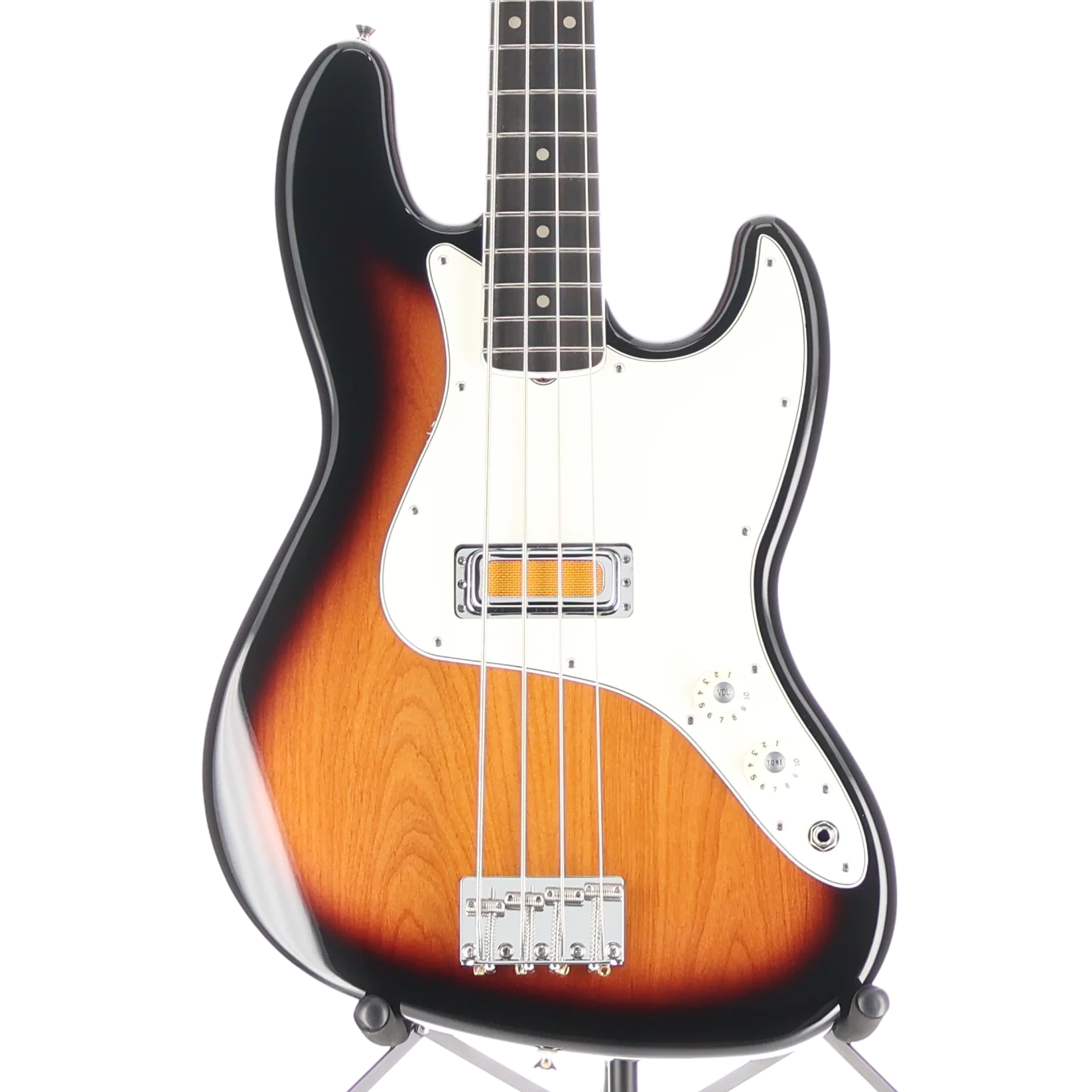 Fender Gold Foil Jazz Bass, Ebony Fingerboard, 2-Color Sunburst (V7) (11513)