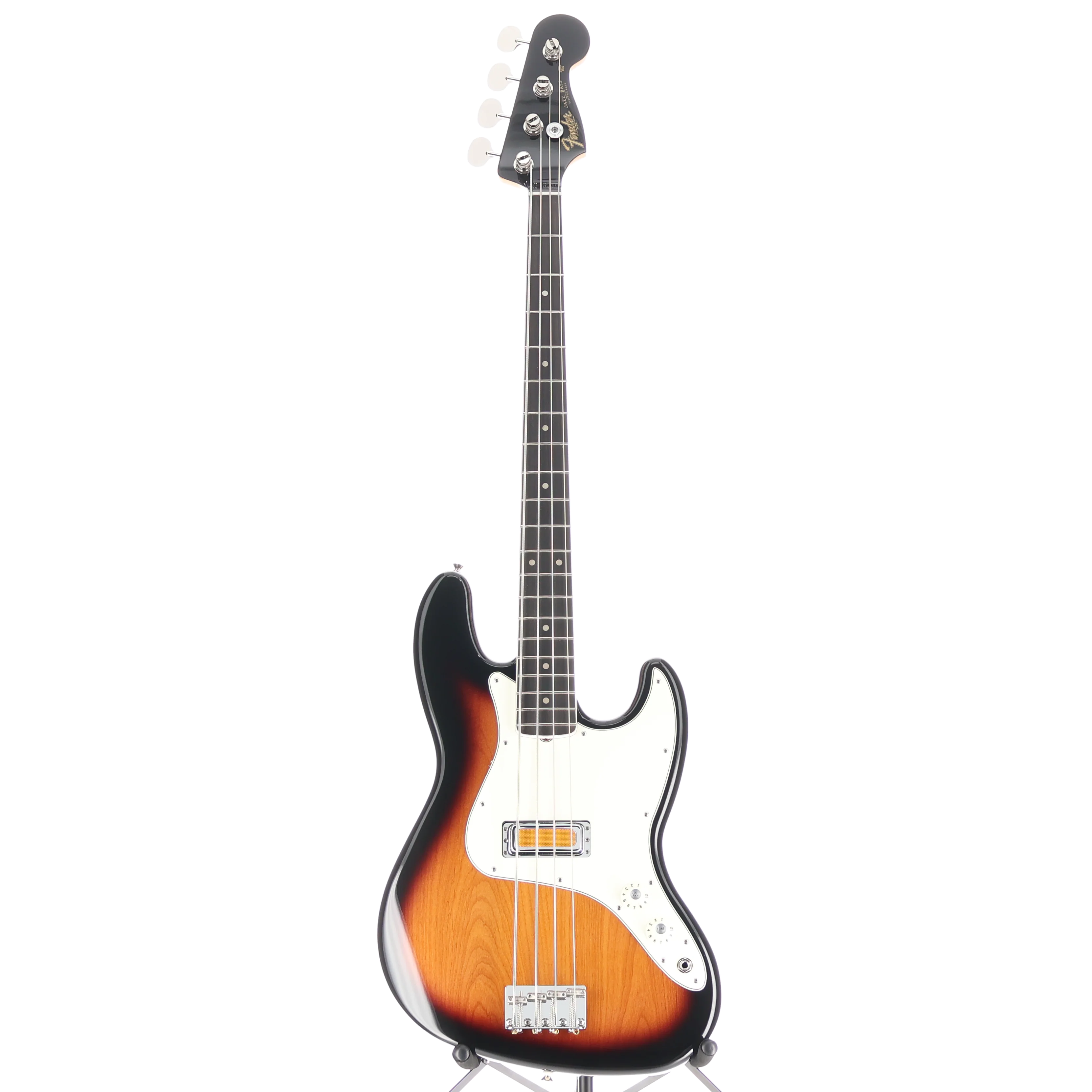 Fender Gold Foil Jazz Bass, Ebony Fingerboard, 2-Color Sunburst (V7) (11513) - Image 5