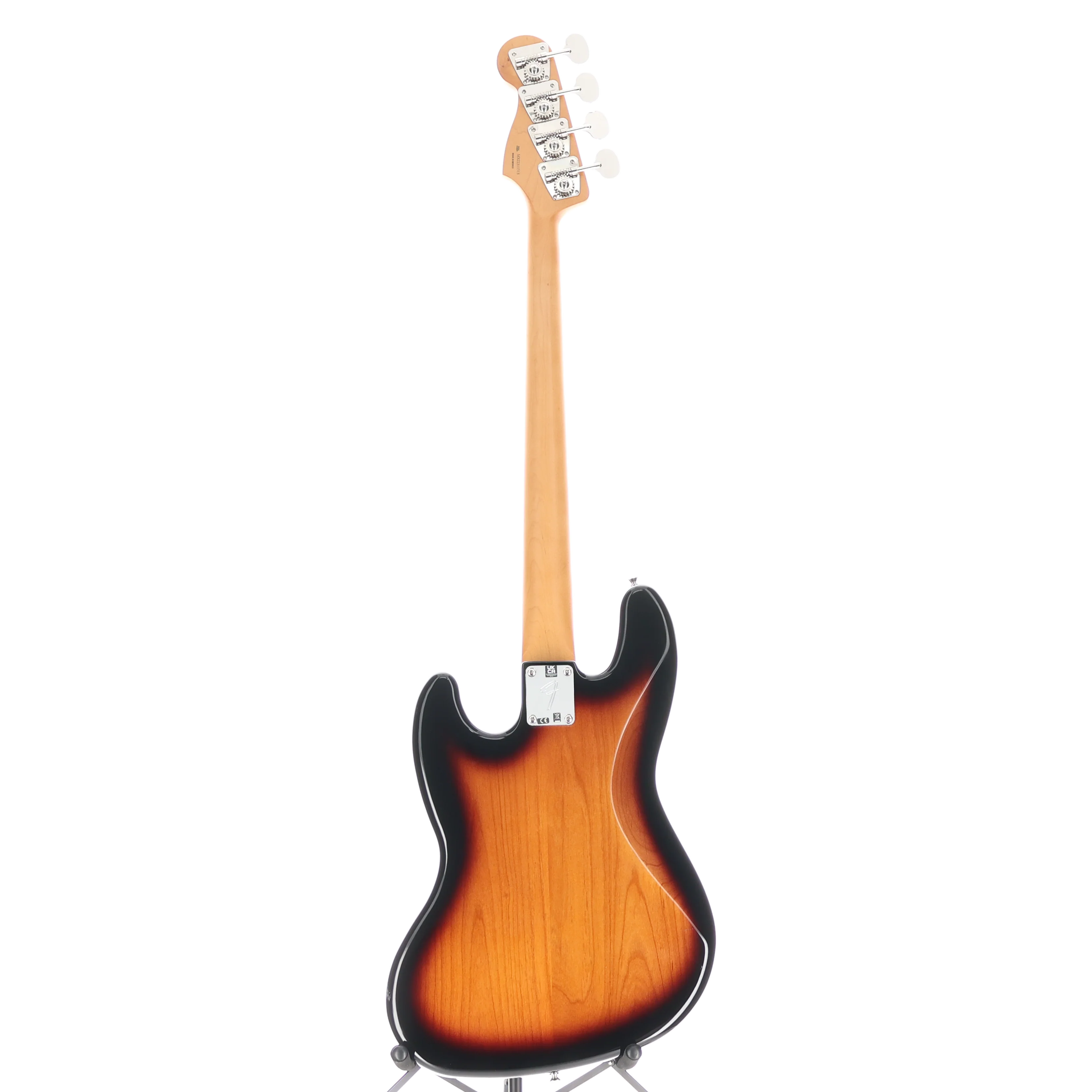 Fender Gold Foil Jazz Bass, Ebony Fingerboard, 2-Color Sunburst (V7) (11513) - Image 6