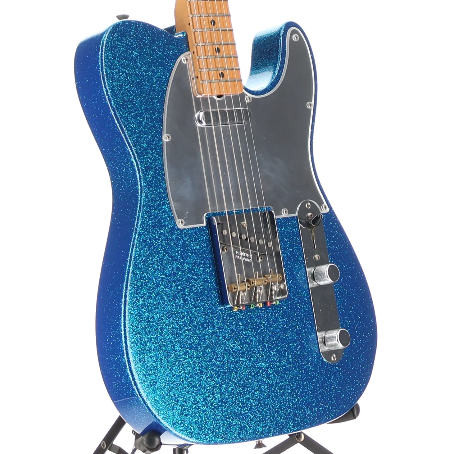 Fender J Mascis Telecaster, Maple Fingerboard, Bottle Rocket Blue Flake, Plays Great (Y3) (00454) - Image 3