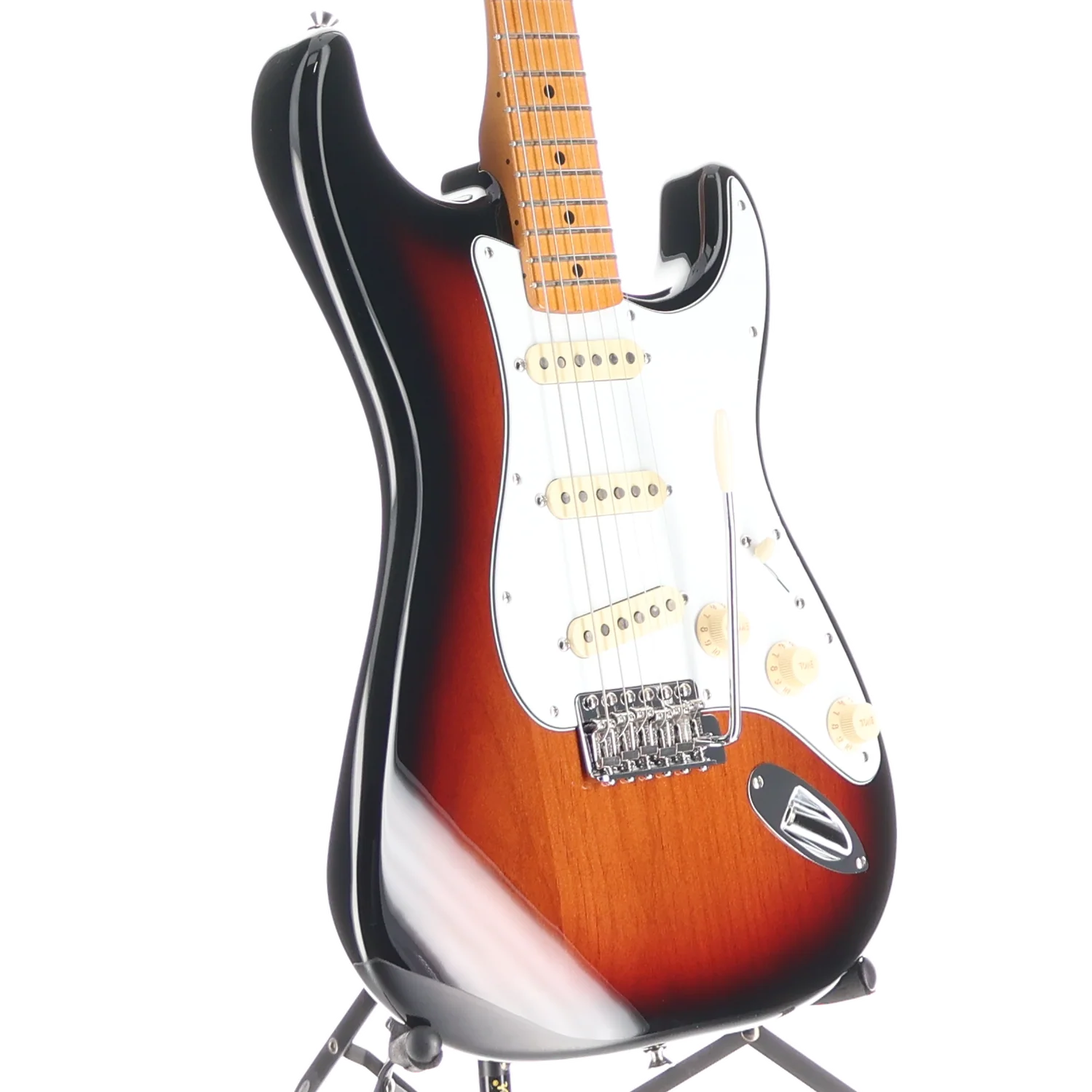 Fender Jimi Hendrix Stratocaster, 3-Color Sunburst, Maple, Fingerboard, Plays Great (E7) (47831) - Image 3