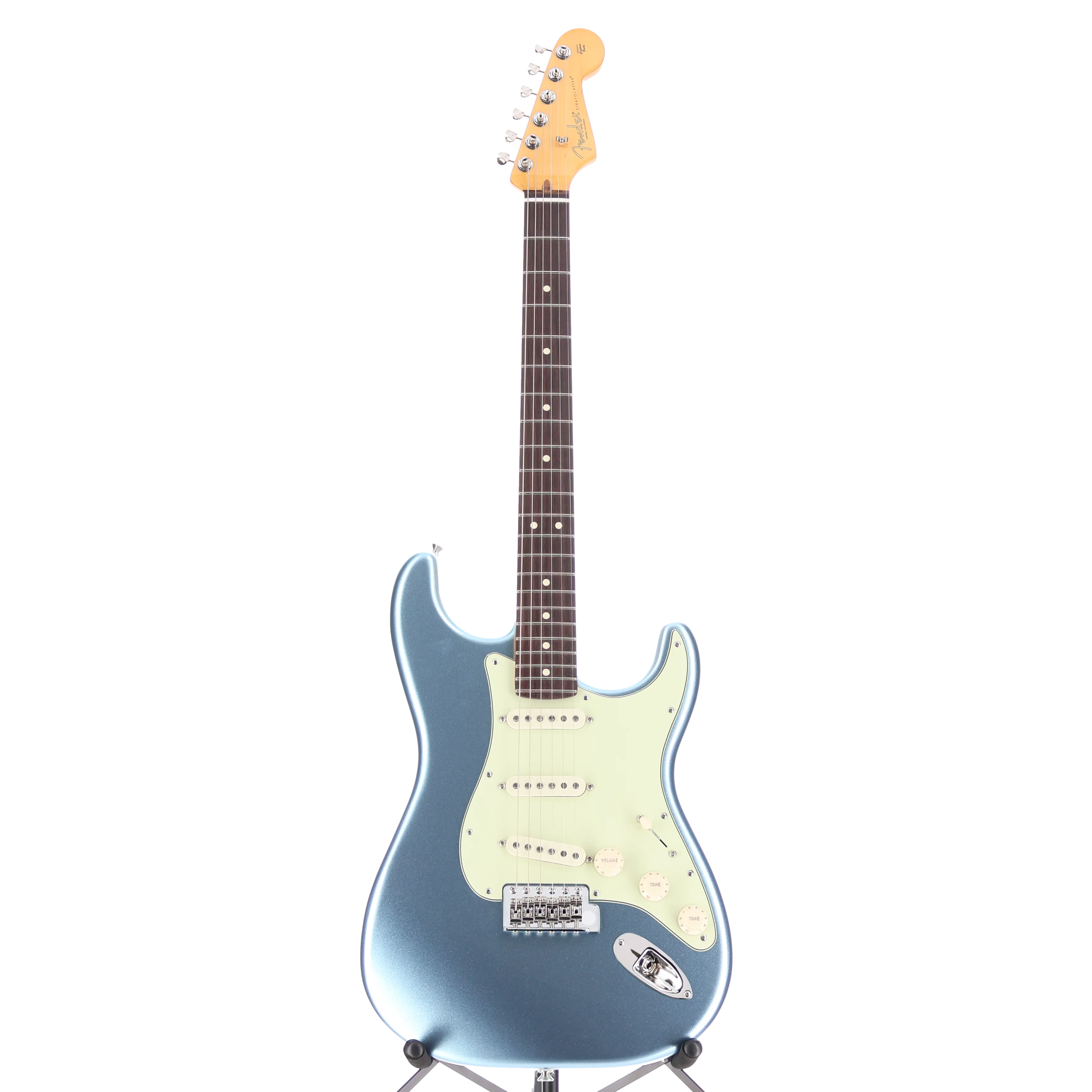Fender Limited Edition American Professional Classic Stratocaster, Rosewood Fingerboard, Mystic Ice Blue Metallic (G5) (85954) - Image 5