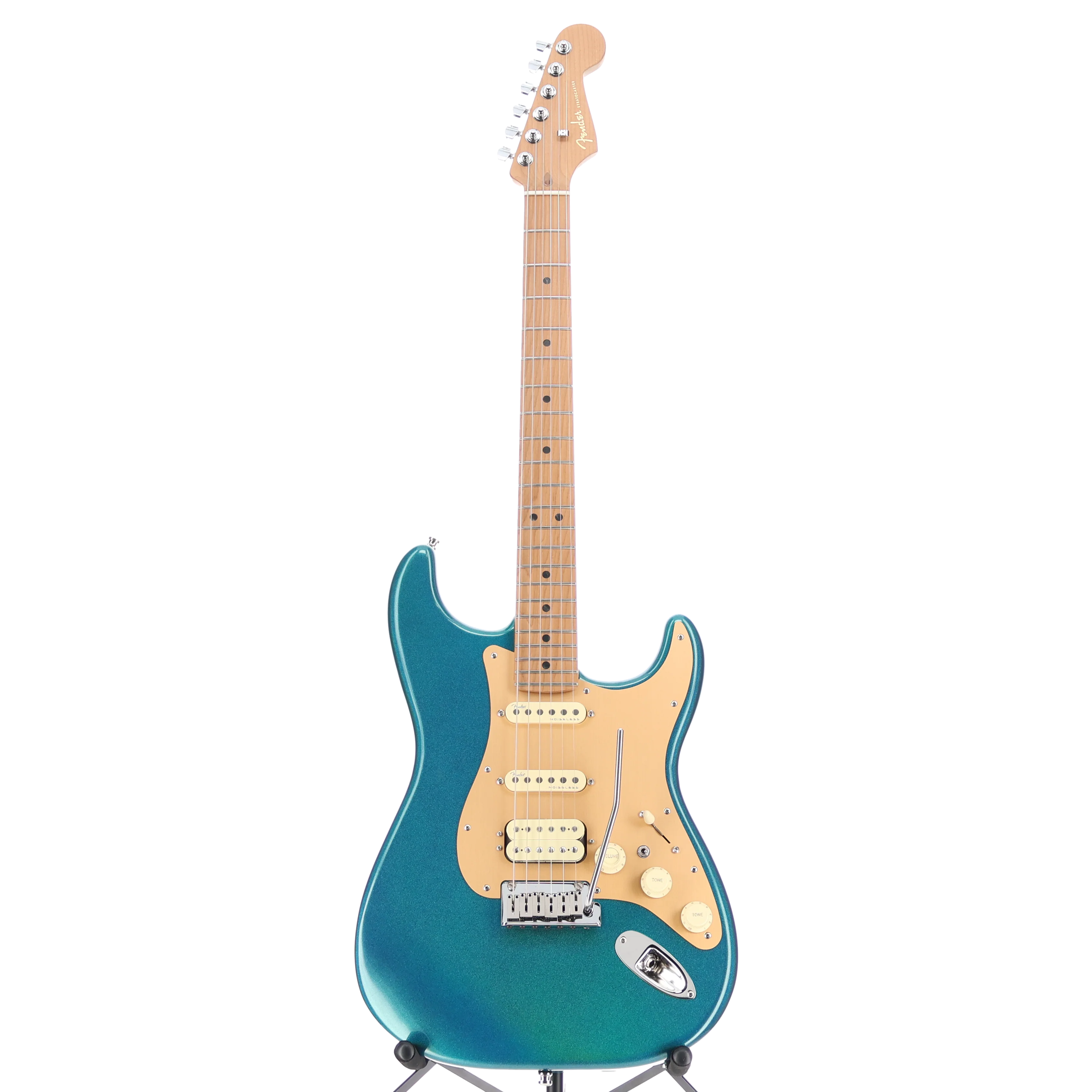 Fender Limited Edition American Ultra II Stratocaster HSS, Roasted Maple Fingerboard, Aurora (X8) (03398) - Image 5