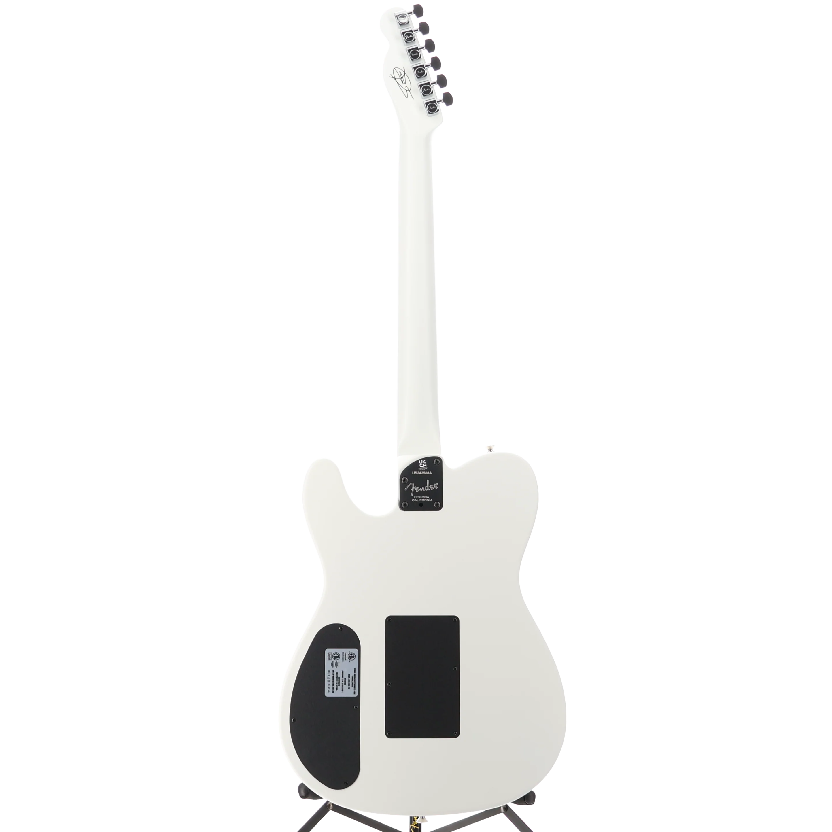 Fender Limited Edition FINNEAS American Acoustasonic Telecaster, Satin Arctic White (RC4) (2588A) - Image 6