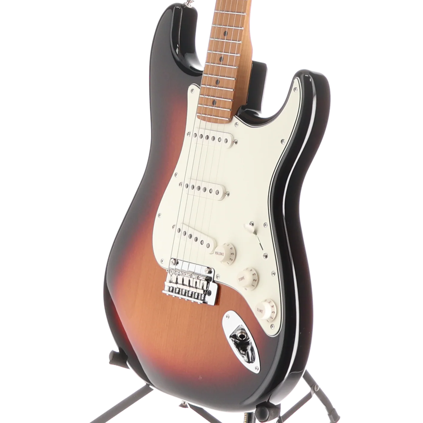 Fender Limited Edition Player Stratocaster with Roasted Maple Neck, 3-Color Sunburst, Pro Setup (U11) (21176) - Image 3