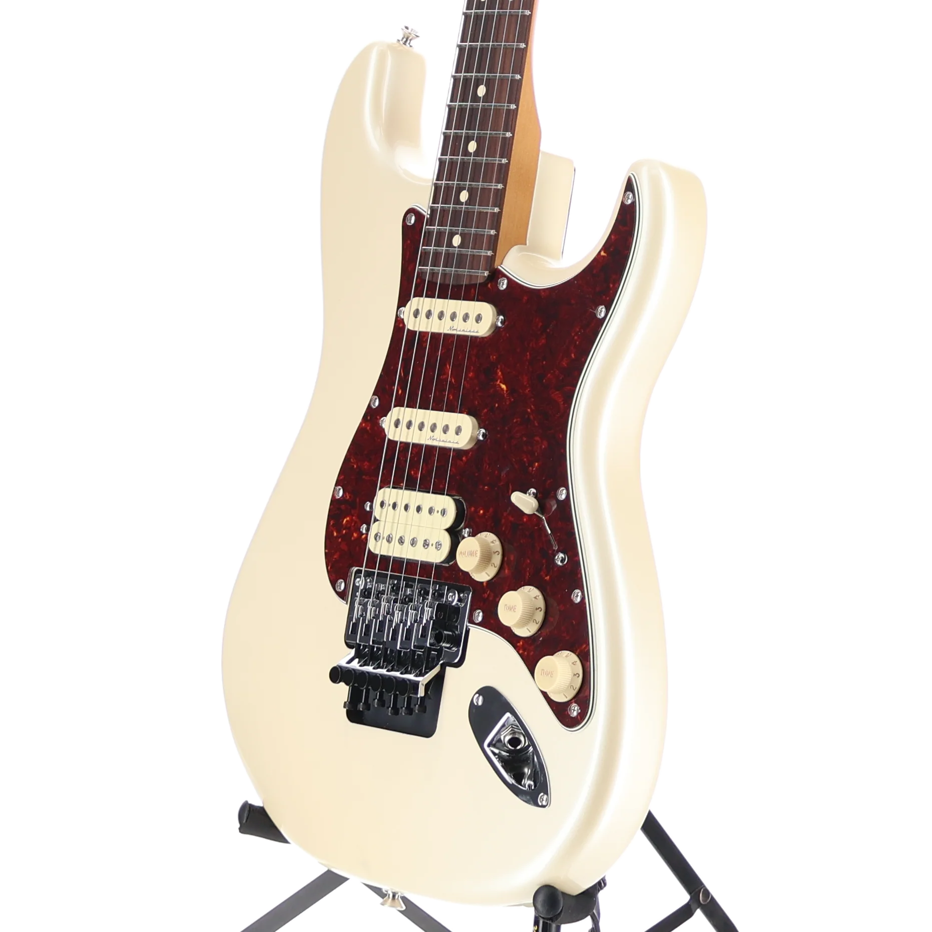 Fender Player II Modified Stratocaster HSS Floyd Rose, Rosewood Fingerboard, Olympic Pearl (X1) (11180) - Image 4