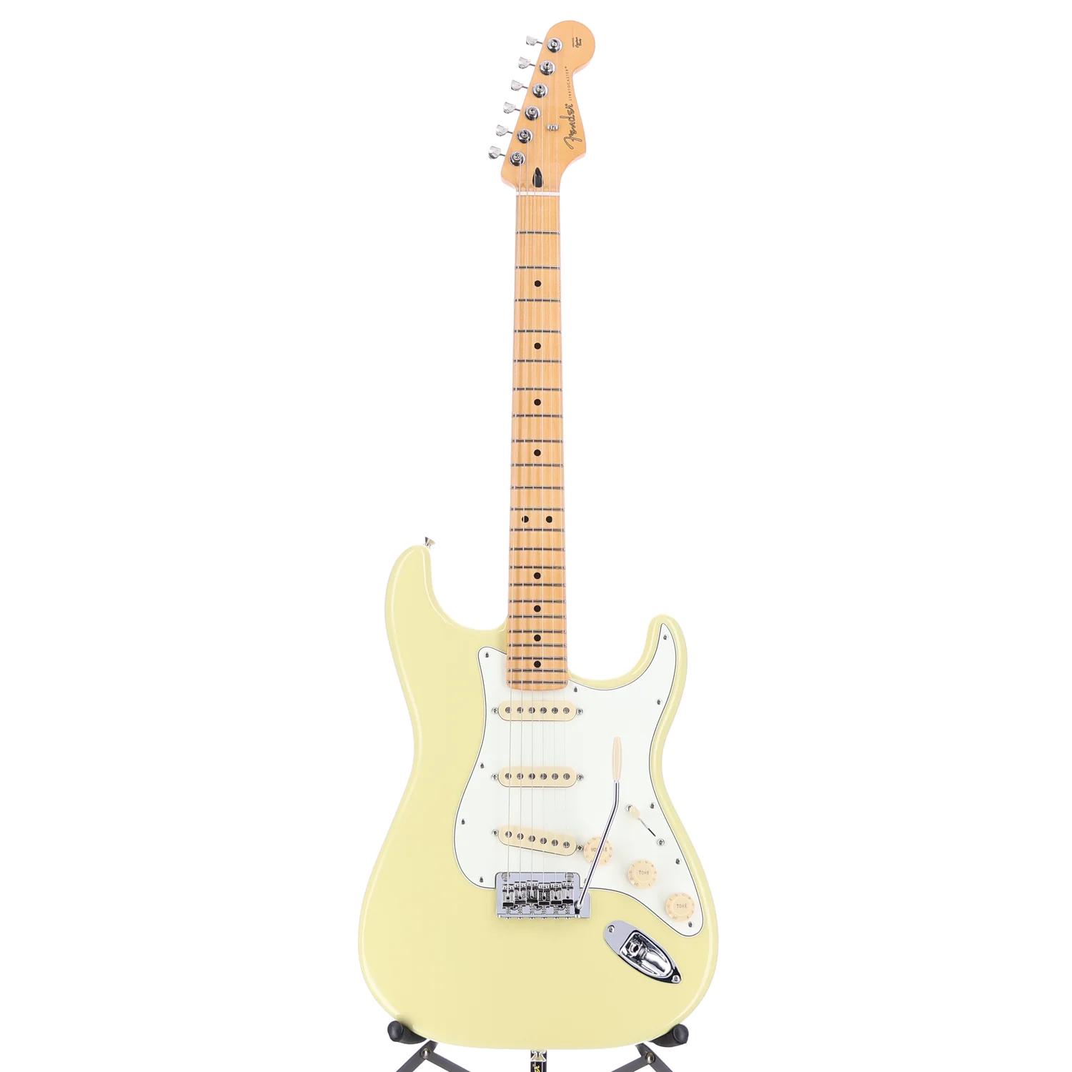 Fender Player II Stratocaster, Hialeah Yellow, Maple Fingerboard, Expert Setup (SR) (49976) - Image 5