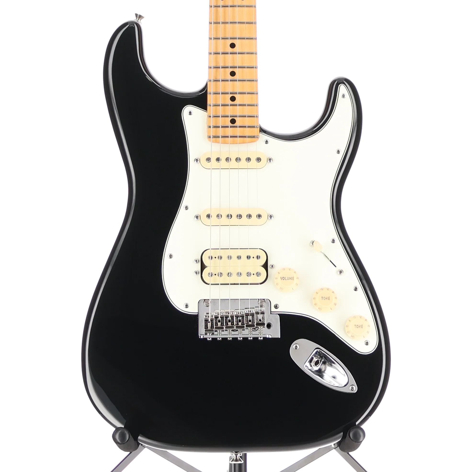 Fender Player II Stratocaster HSS, Maple Fingerboard, Black, Stage Ready (K1) (17429)