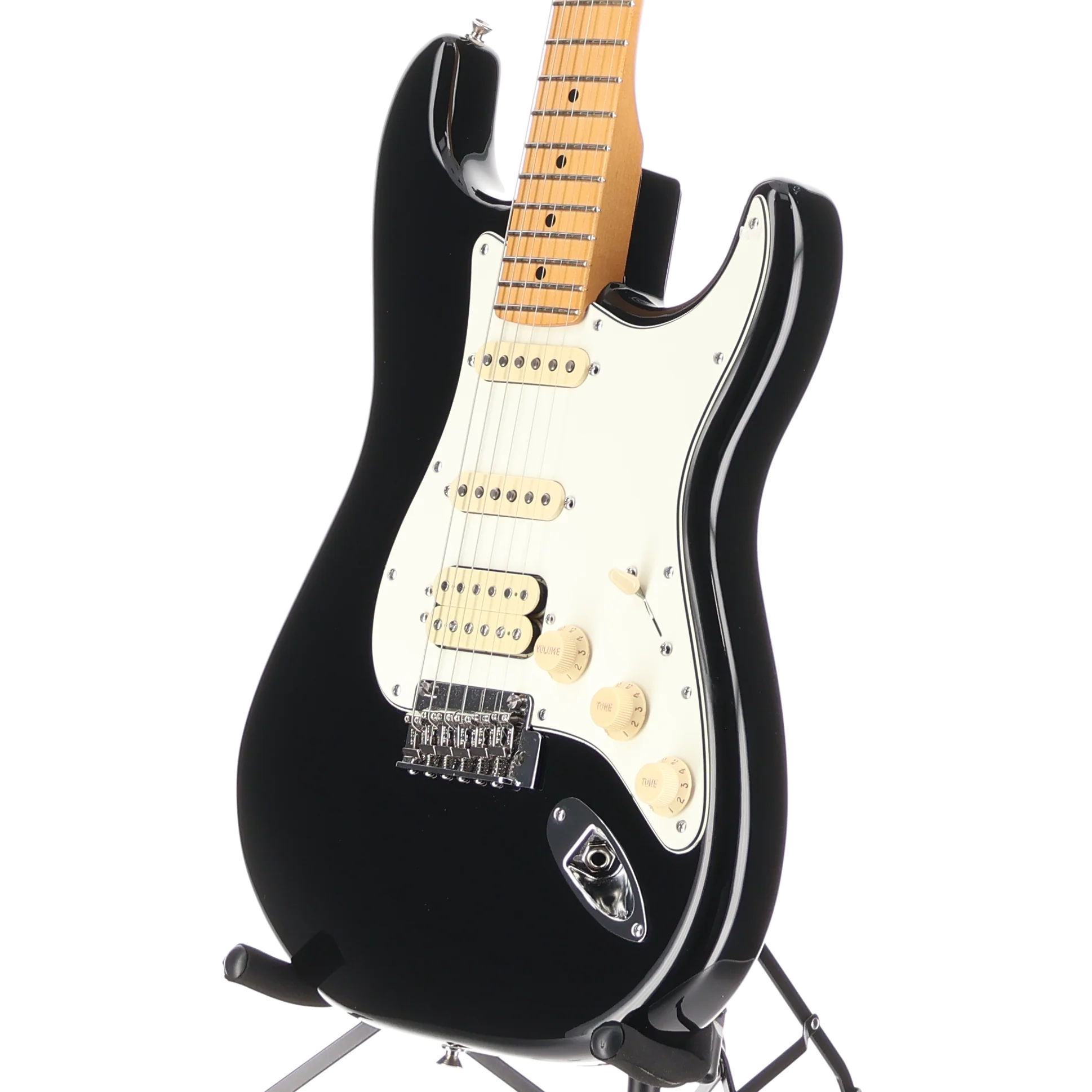 Fender Player II Stratocaster HSS, Maple Fingerboard, Black, Stage Ready (K1) (17429) - Image 4