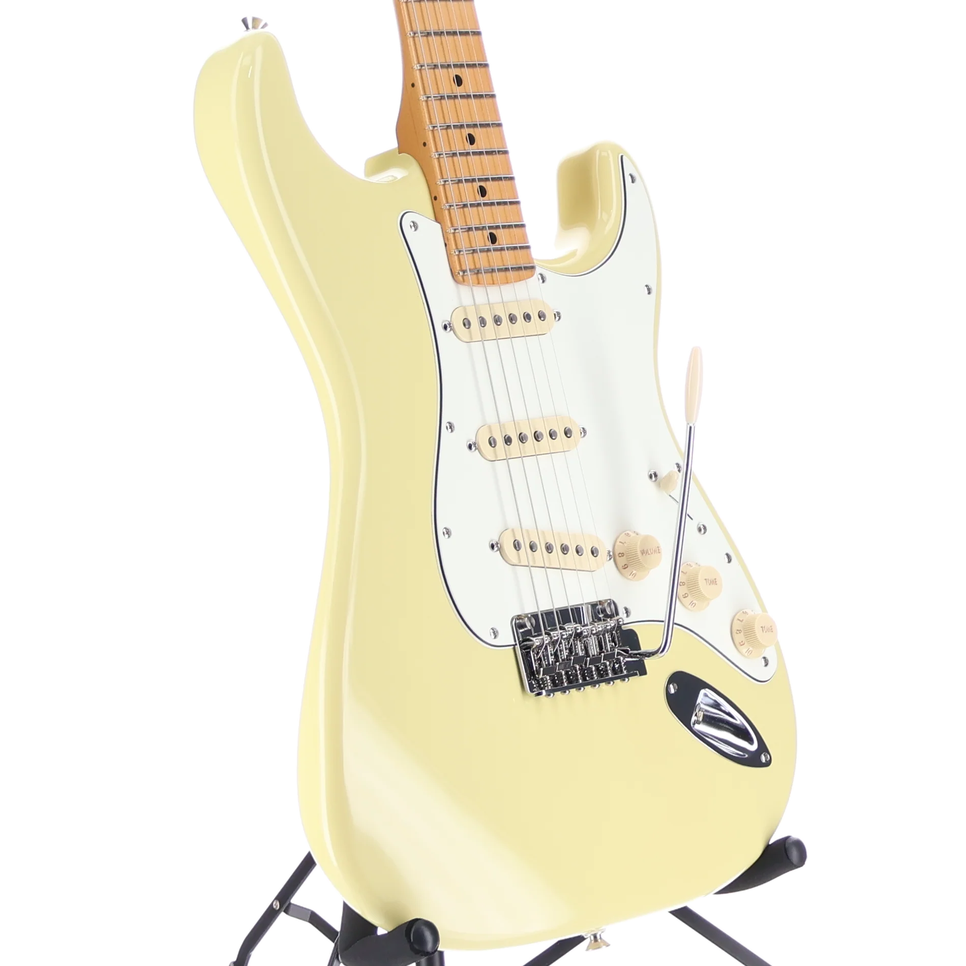 Fender Player II Stratocaster, Maple Fingerboard, Hialeah Yellow (SR) (49894) - Image 3