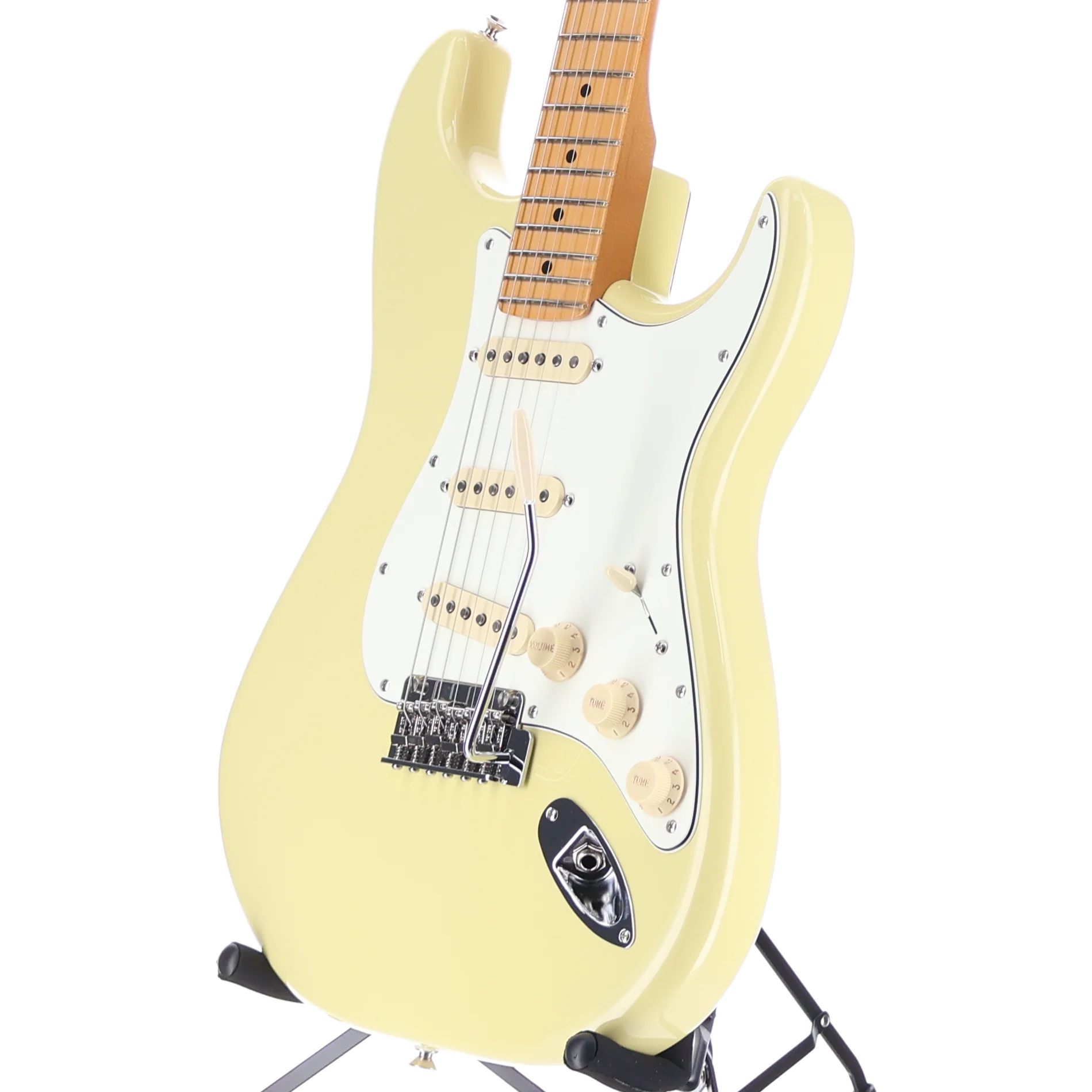 Fender Player II Stratocaster, Maple Fingerboard, Hialeah Yellow (SR) (49894) - Image 4