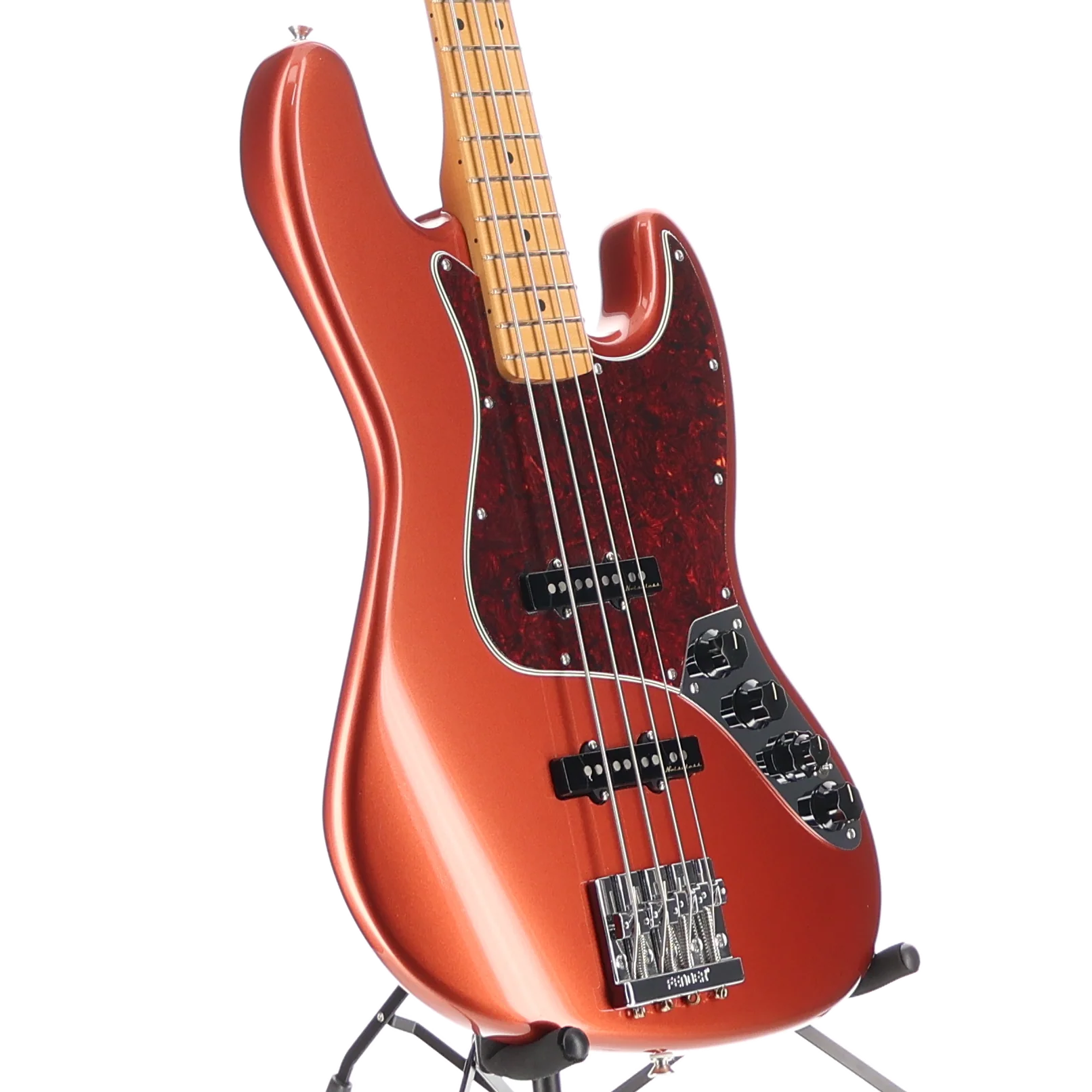 Fender Player Plus Jazz Bass, Maple Fingerboard, Aged Candy Apple Red (AA4) (48399) - Image 3