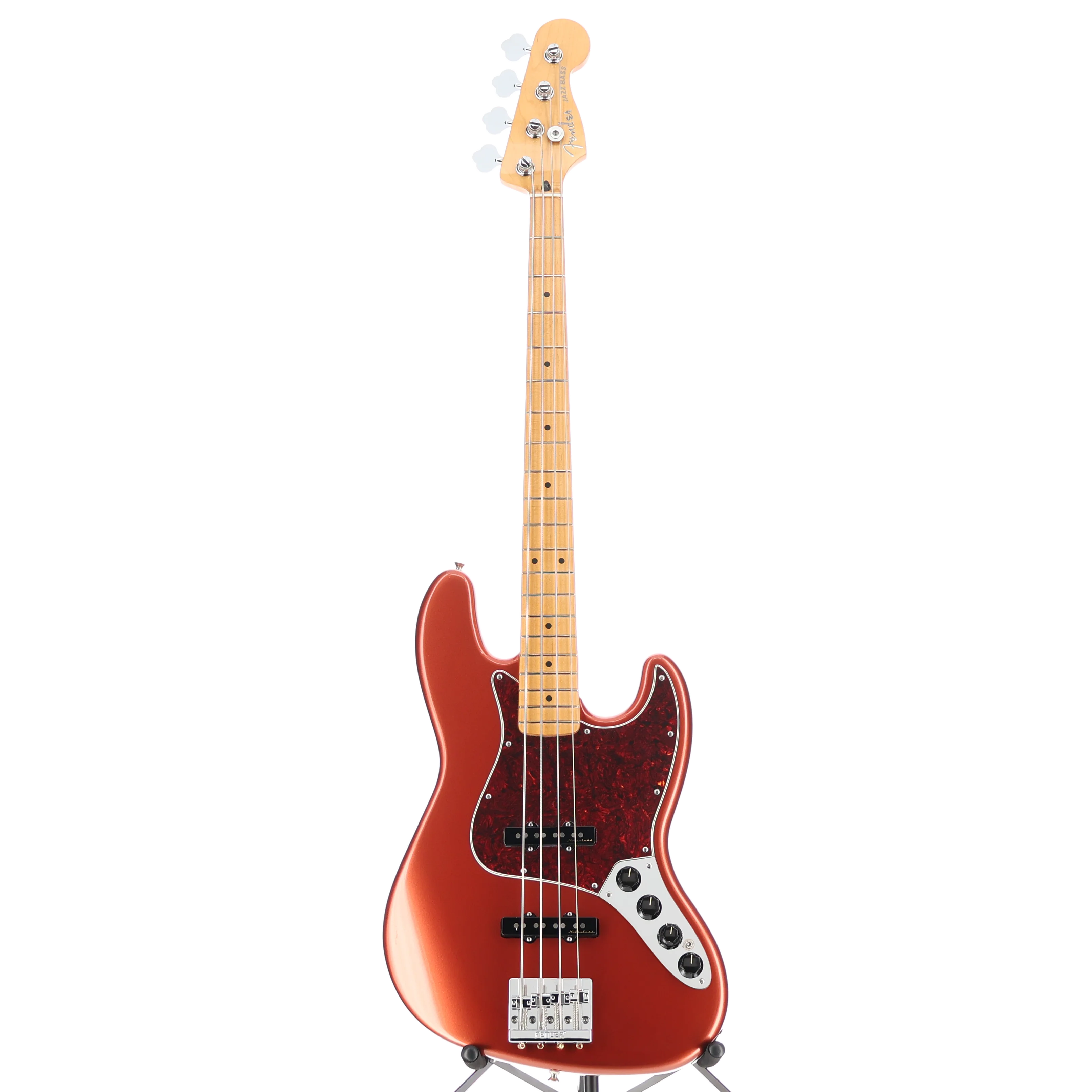 Fender Player Plus Jazz Bass, Maple Fingerboard, Aged Candy Apple Red (AA4) (48399) - Image 5