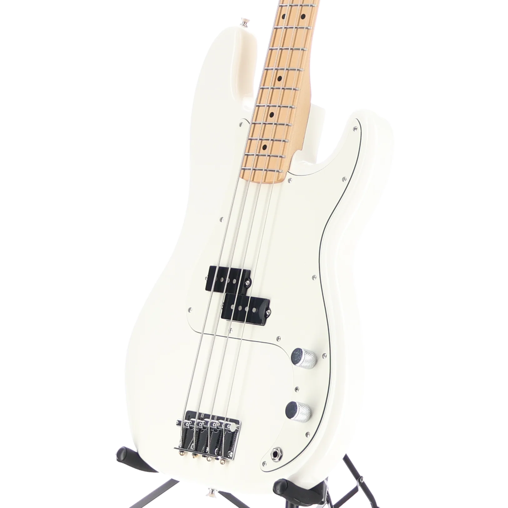 Fender Player Precision Bass, Maple Fingerboard, Polar White (SR) (57416) - Image 4
