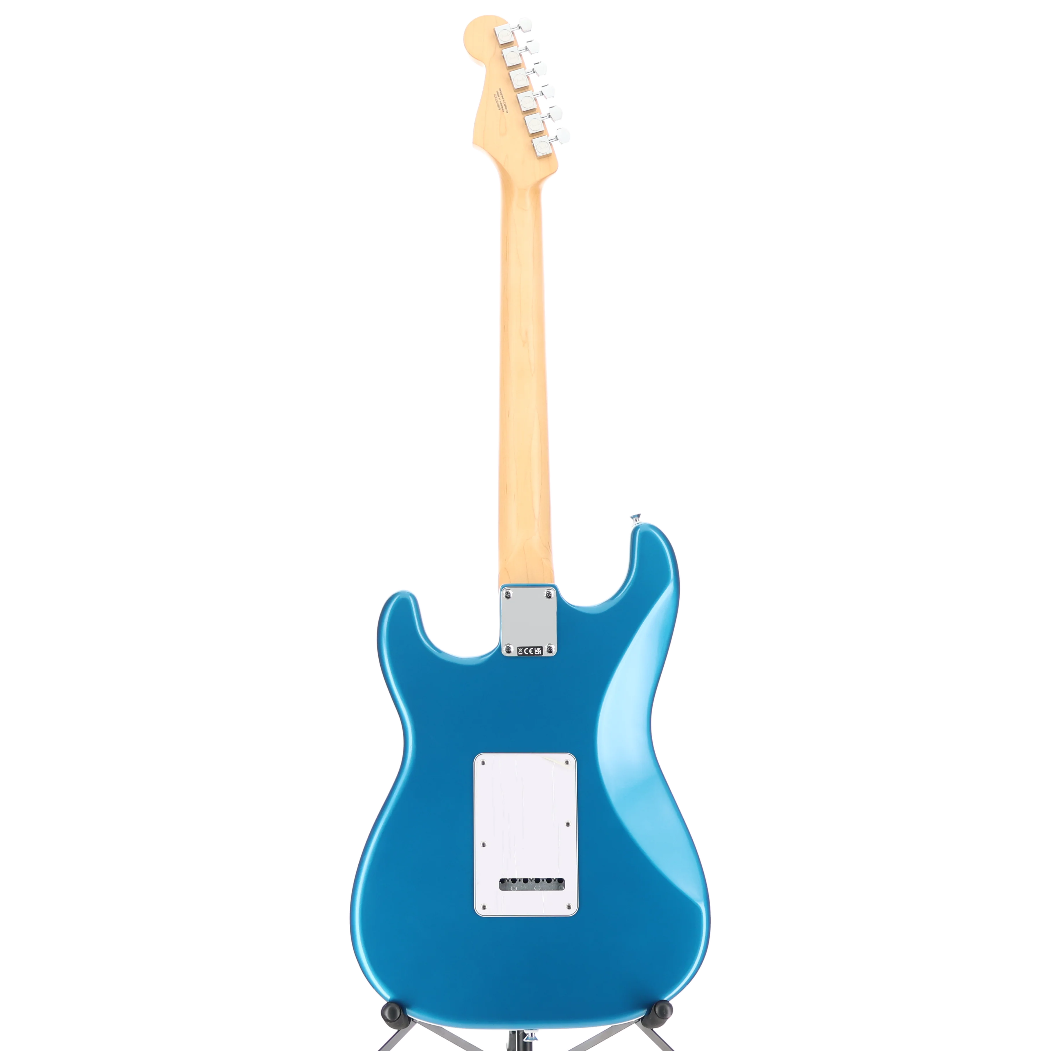Fender Standard Stratocaster HSS, Maple Fingerboard, White Pickguard, Aqua Marine Metallic (O2) (10879) - Image 6