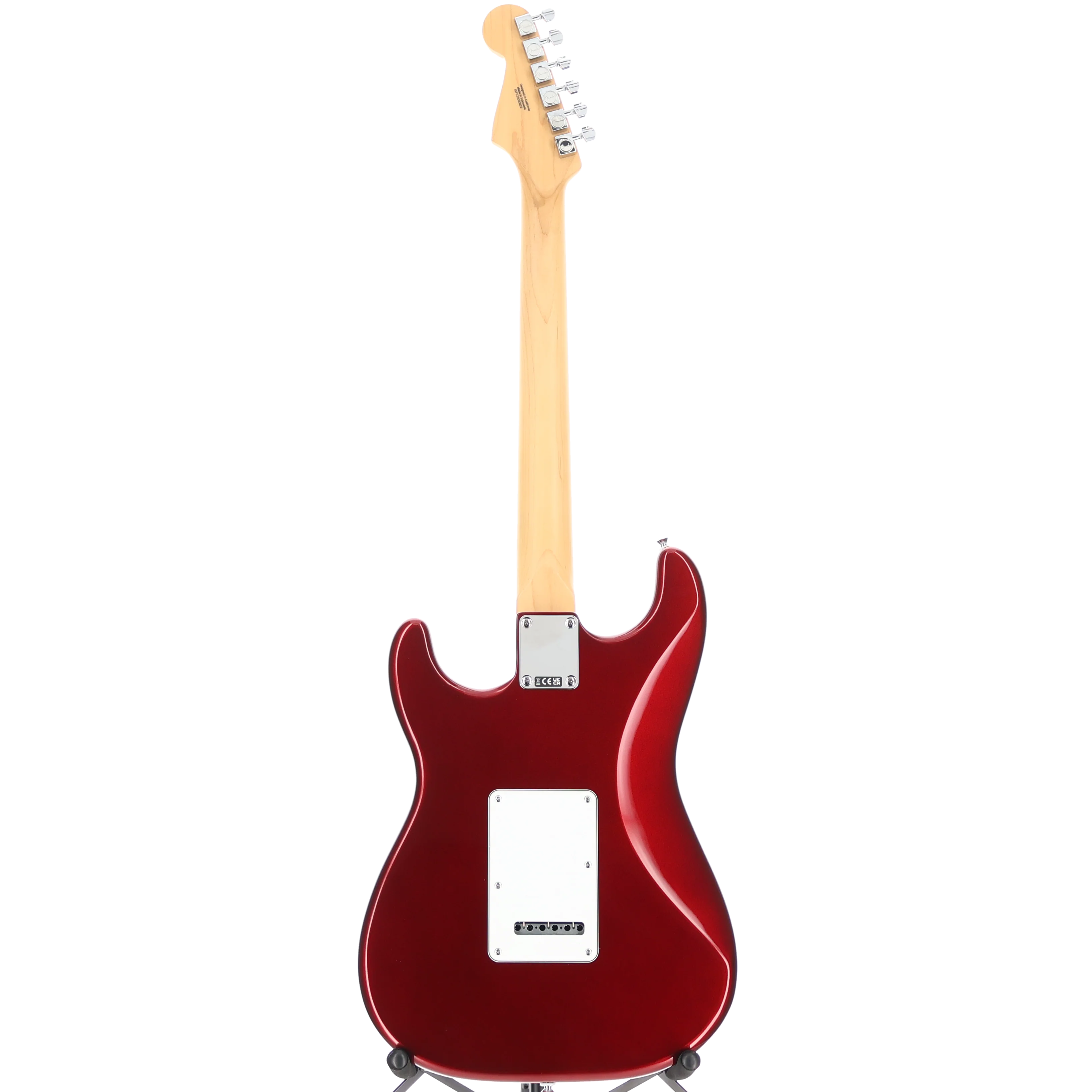 Fender Standard Stratocaster, Maple Fingerboard, White Pickguard, Candy Cola (Q8) (00822) - Image 6