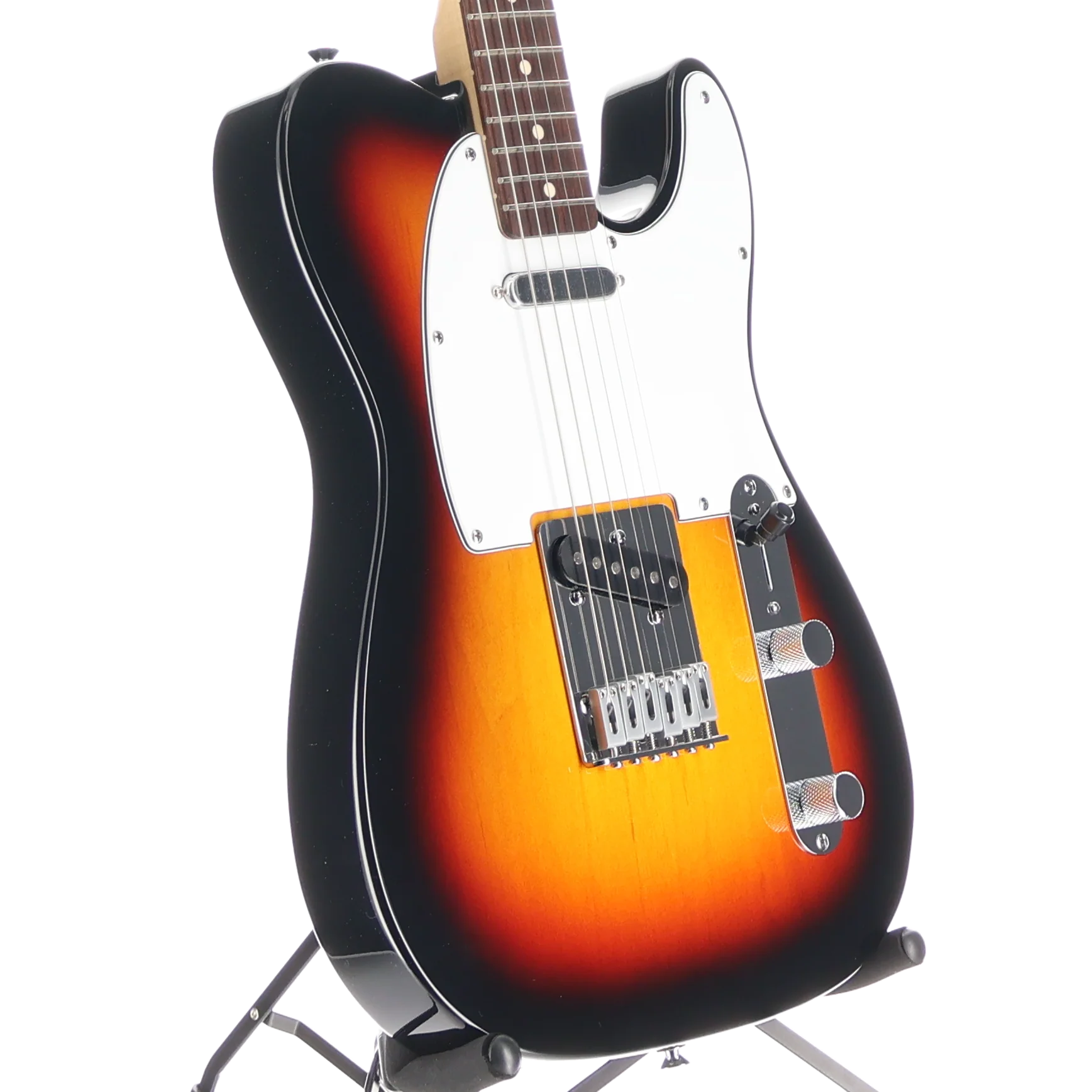 Fender Standard Telecaster, Laurel Fingerboard, White Pickguard, 3-Color Sunburst (O8) (02020) - Image 3