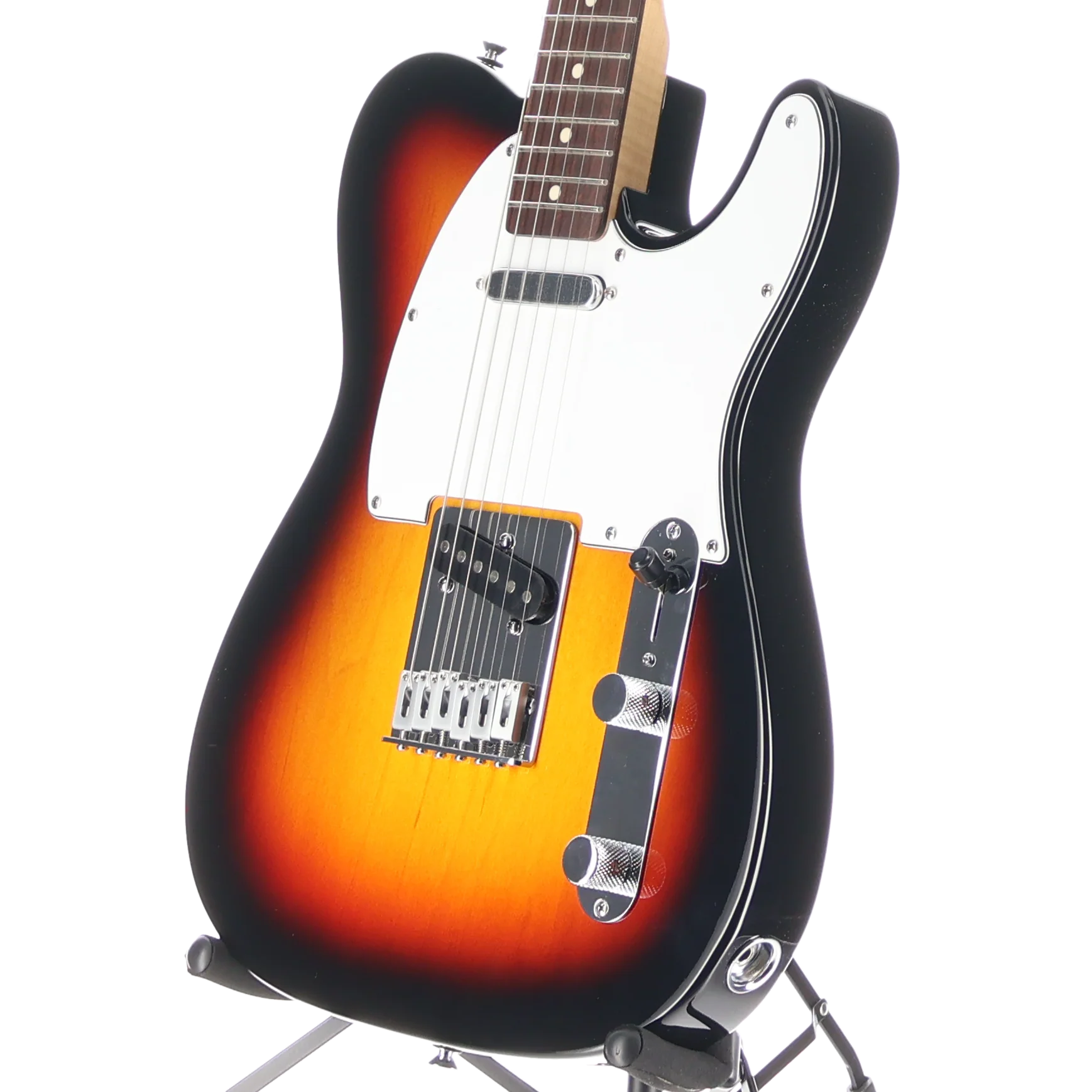 Fender Standard Telecaster, Laurel Fingerboard, White Pickguard, 3-Color Sunburst (O8) (02020) - Image 4