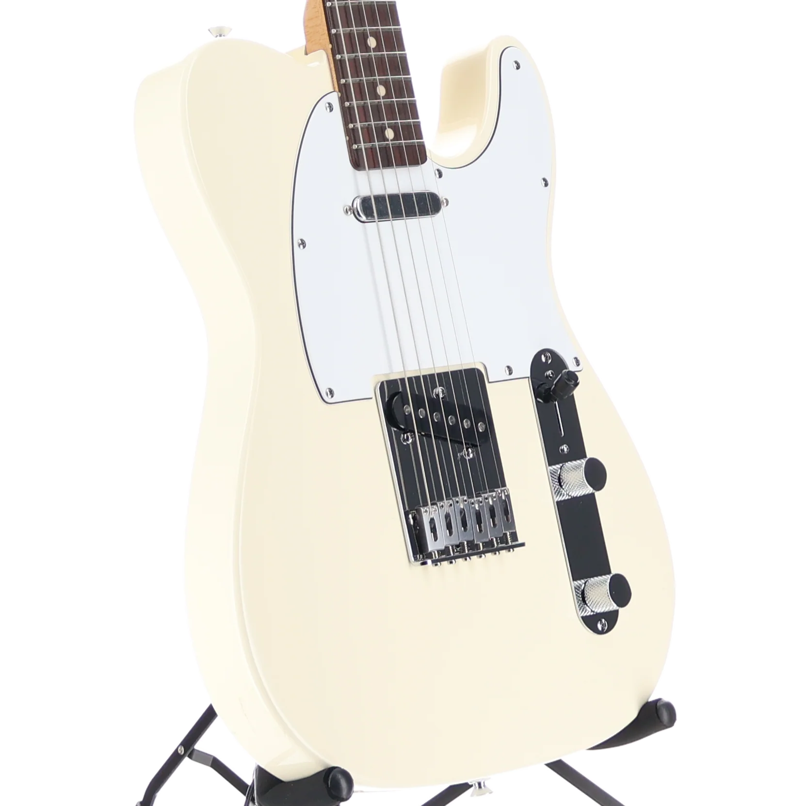 Fender Standard Telecaster, Laurel Fingerboard, White Pickguard, Olympic White (R13) (00494) - Image 3