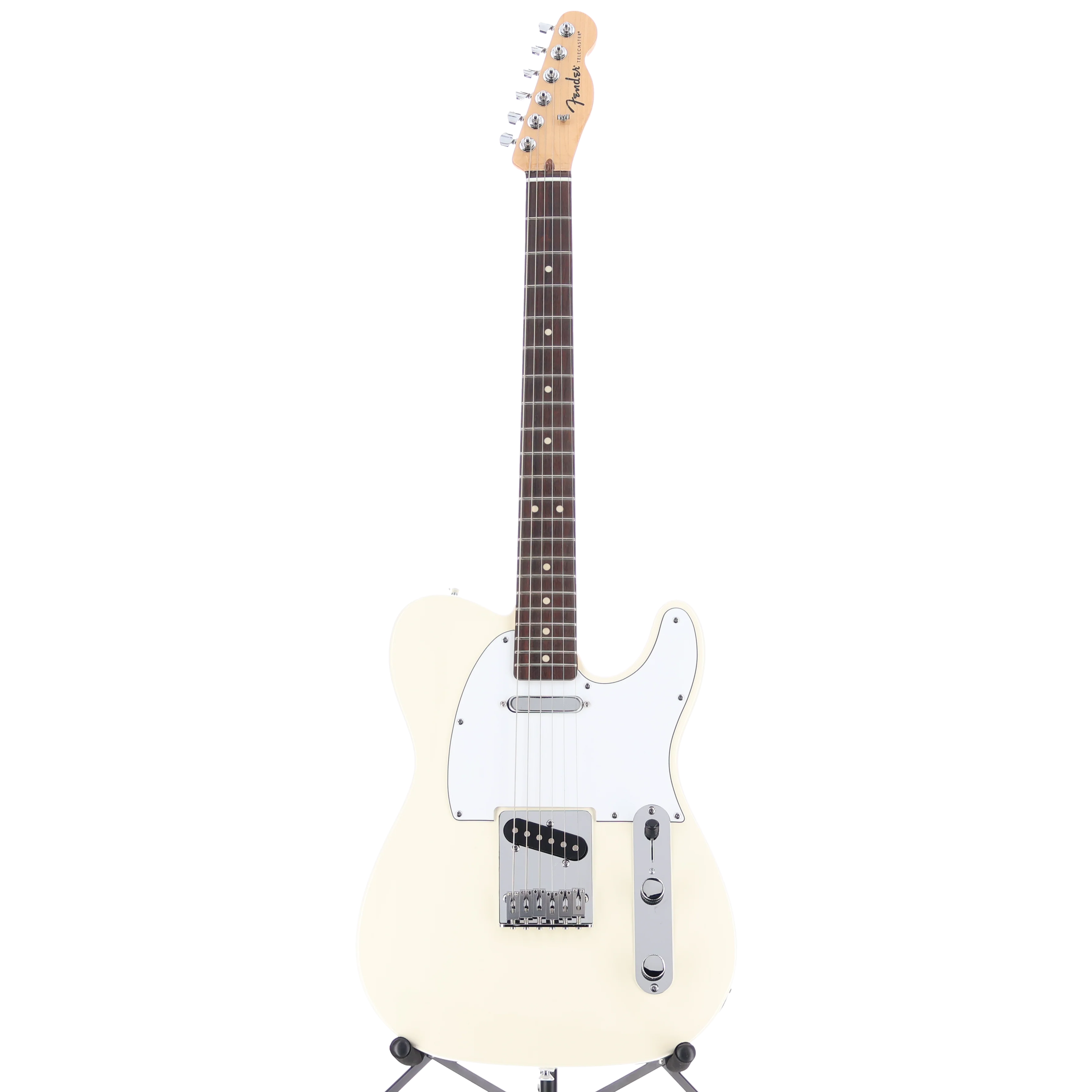 Fender Standard Telecaster, Laurel Fingerboard, White Pickguard, Olympic White (R13) (00494) - Image 5