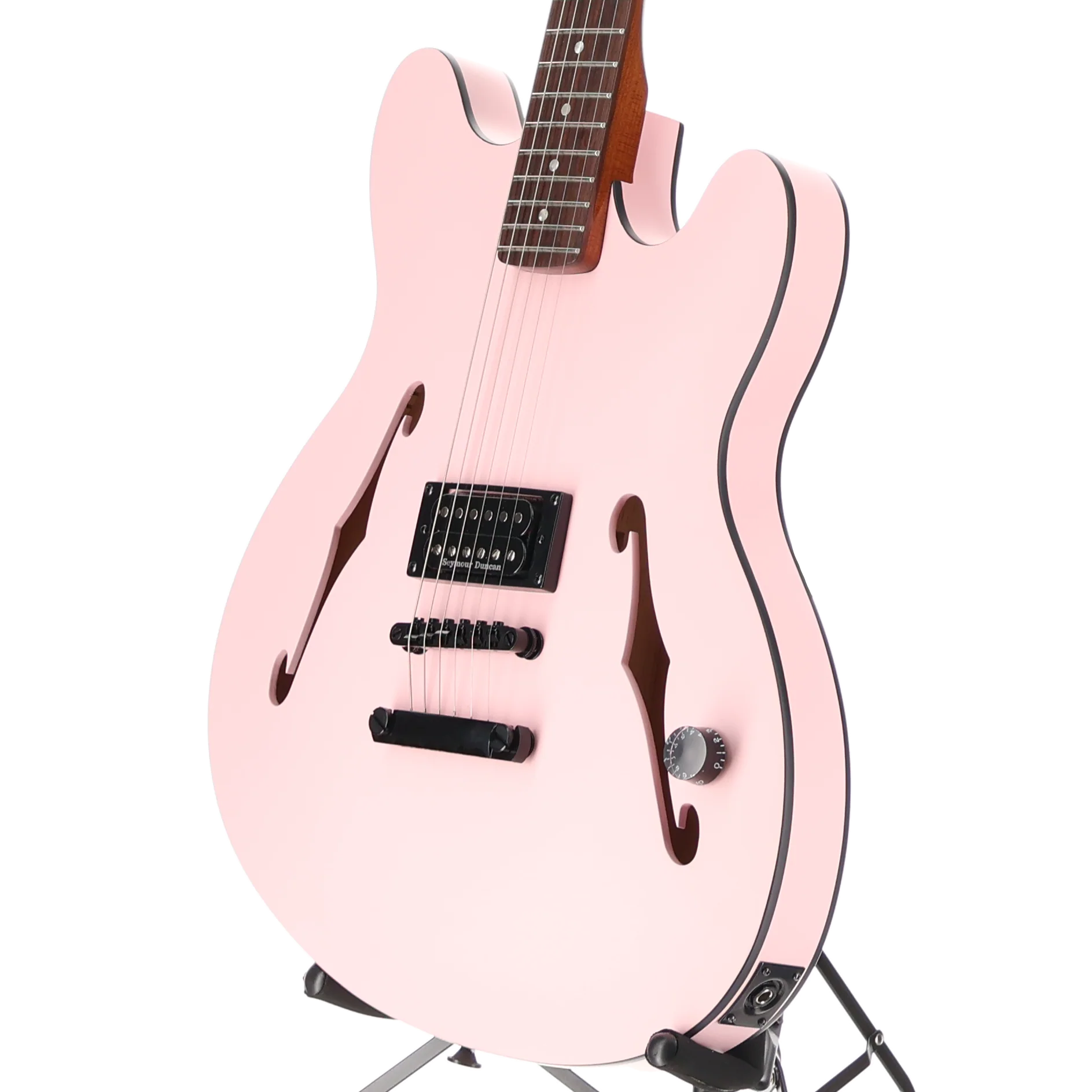 Fender Tom DeLonge Starcaster, Satin Shell Pink, Professional Setup (SR) (01486) - Image 4