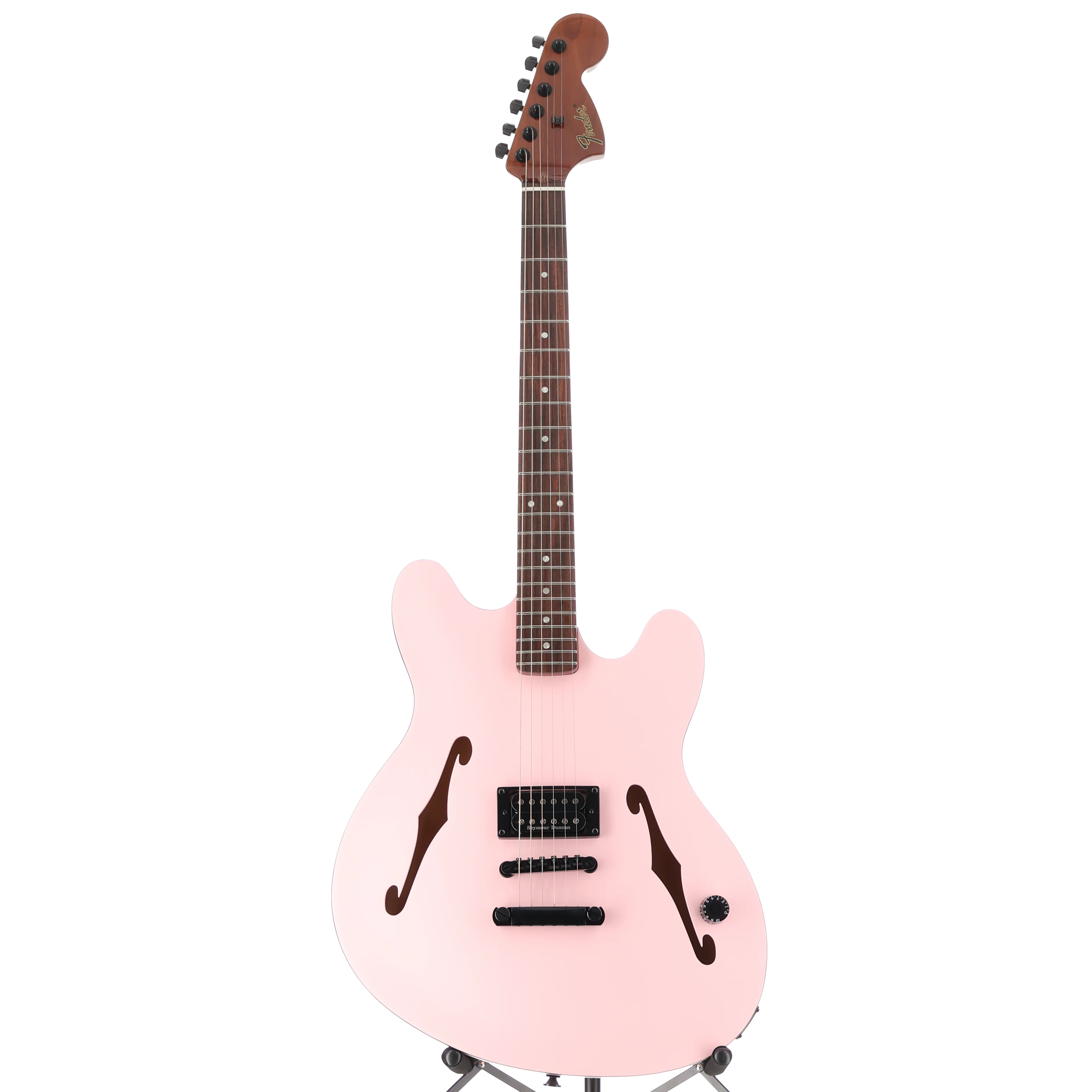 Fender Tom DeLonge Starcaster, Satin Shell Pink, Professional Setup (SR) (01486) - Image 5