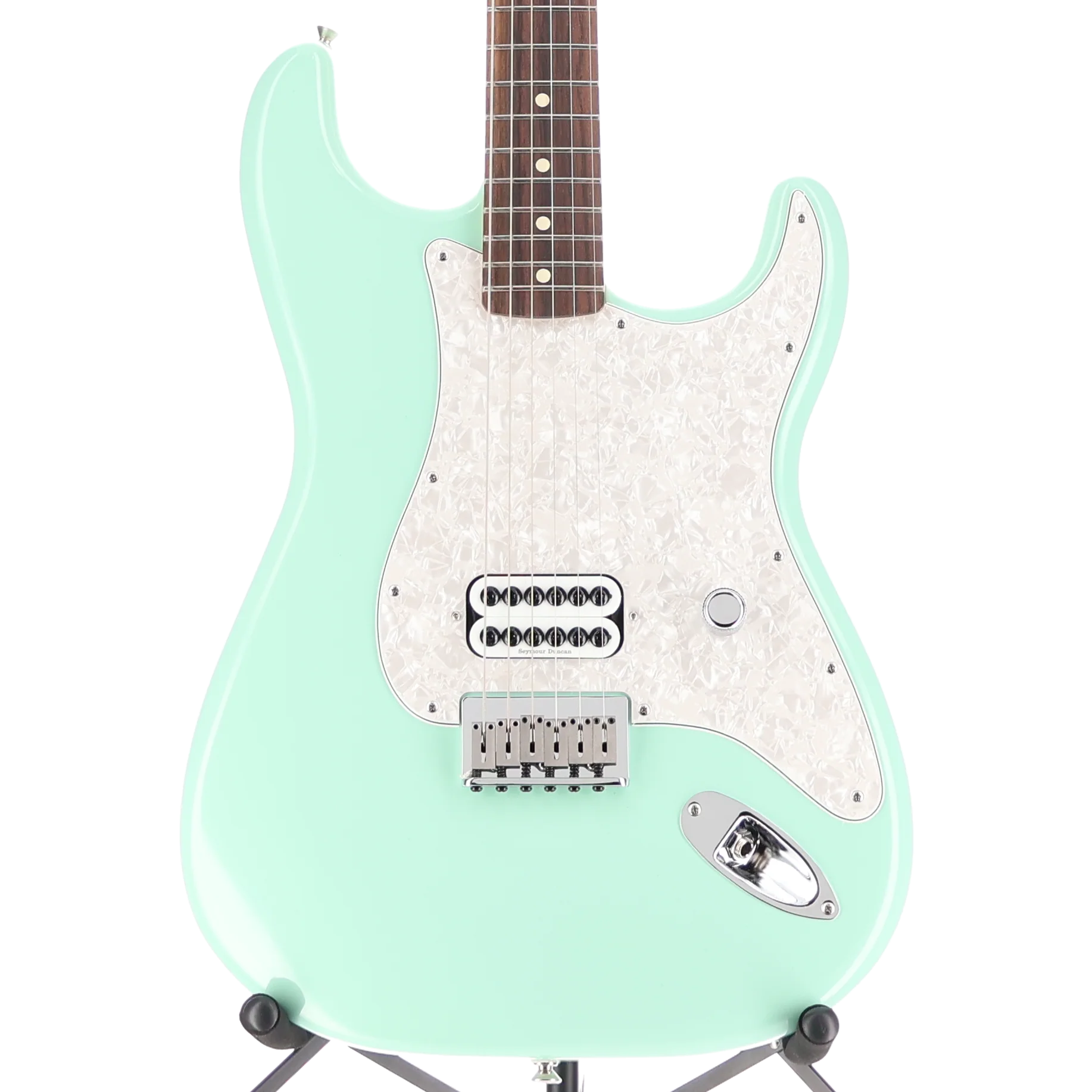 Fender Tom DeLonge Stratocaster, Surf Green, Performance Ready (E2) (54714)