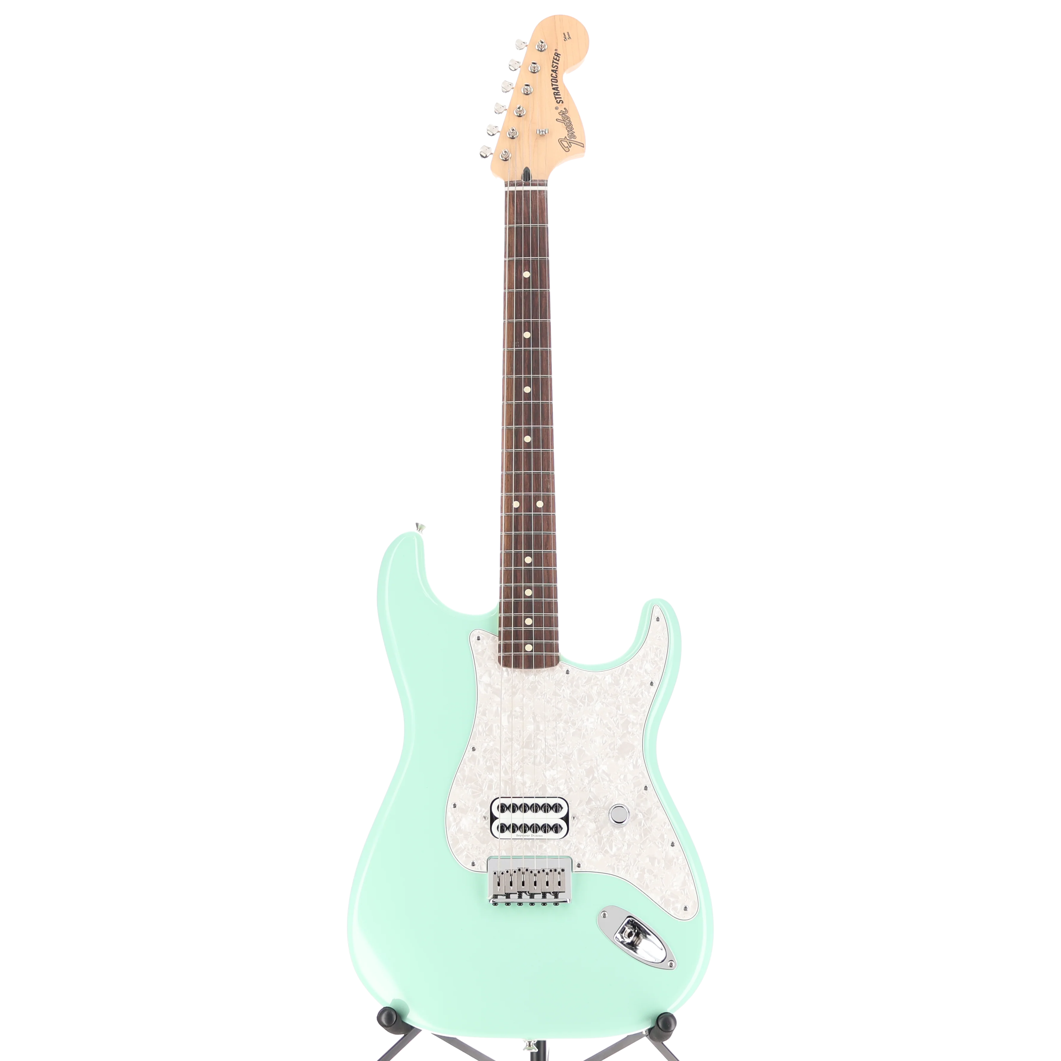 Fender Tom DeLonge Stratocaster, Surf Green, Performance Ready (E2) (54714) - Image 5