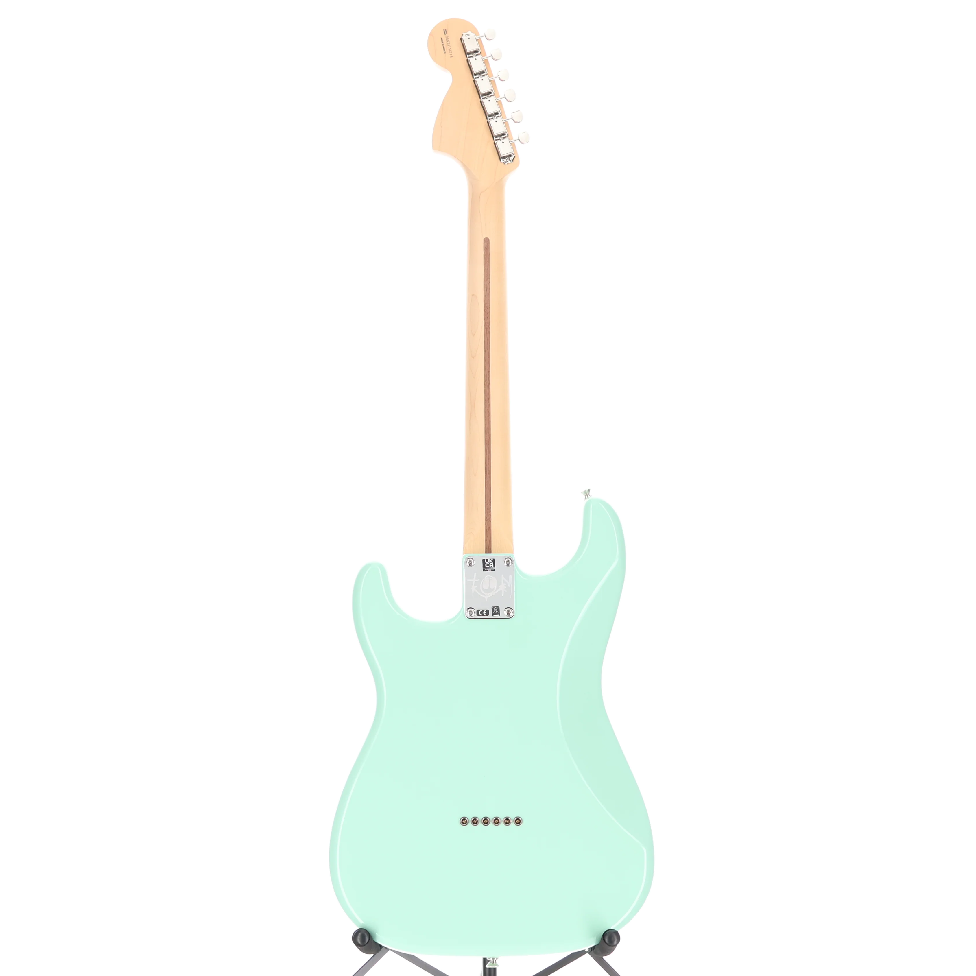 Fender Tom DeLonge Stratocaster, Surf Green, Performance Ready (E2) (54714) - Image 6