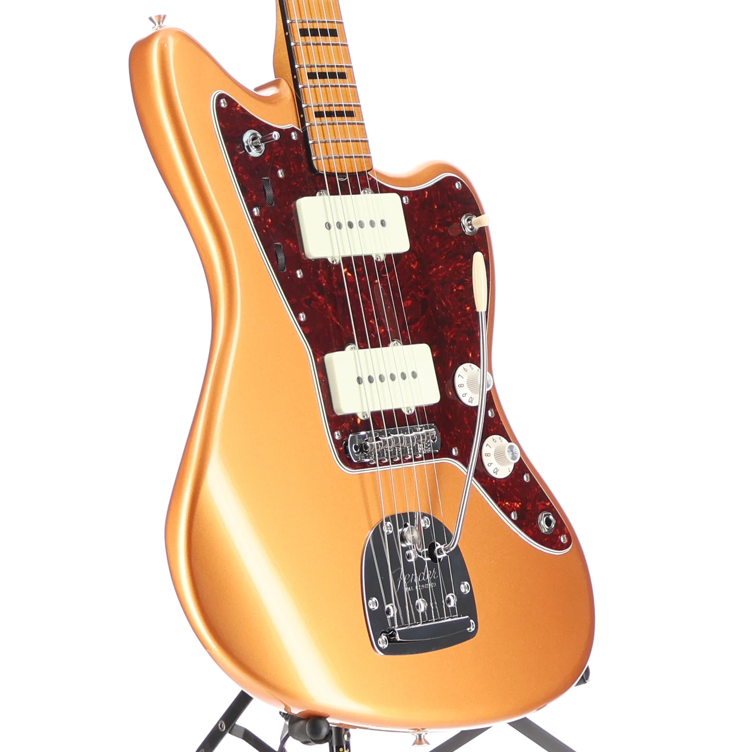 Fender Troy Van Leeuwen Jazzmaster, Bound Maple Fingerboard, Copper Age (RC3) (05291) - Image 3