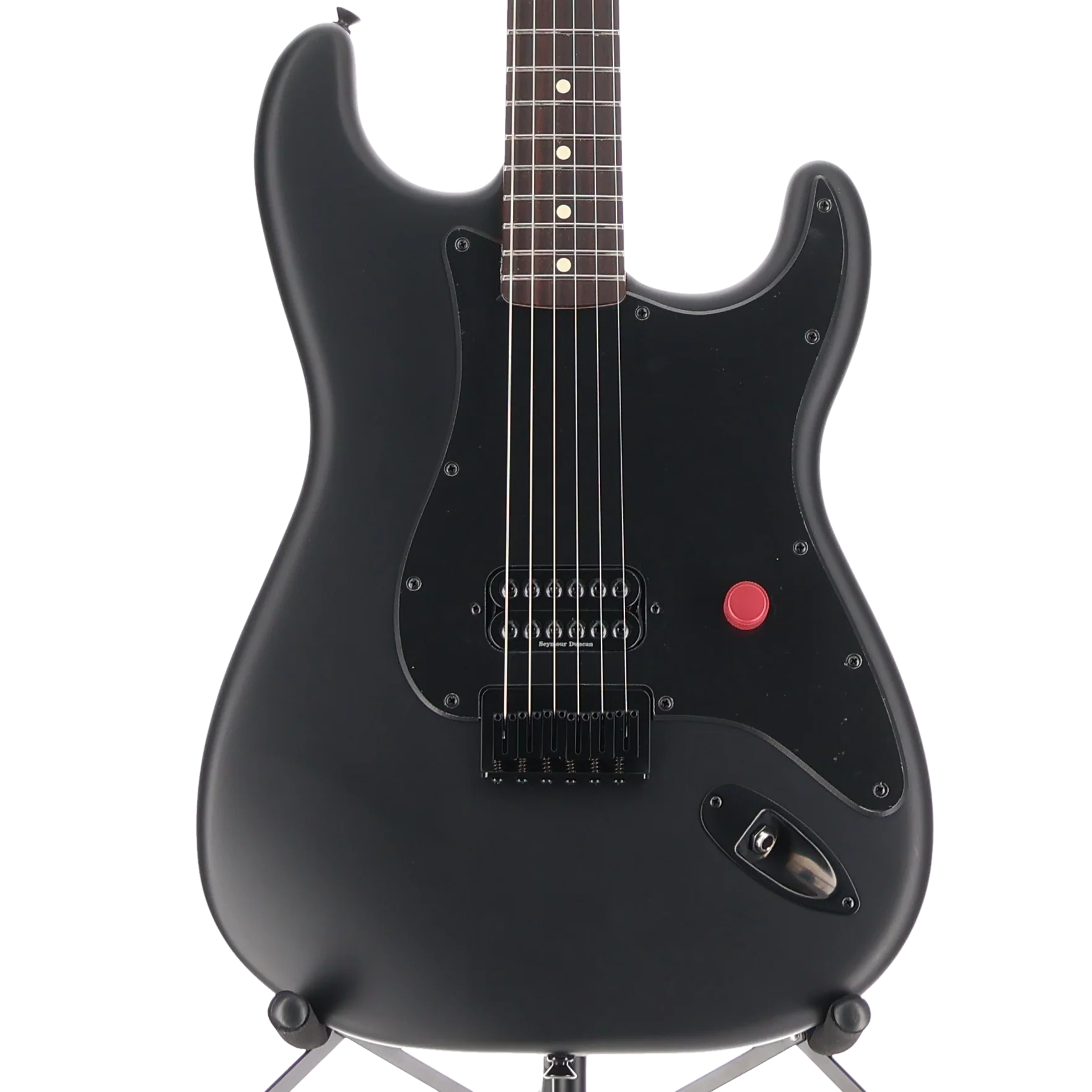 Fender TTS* Limited Edition Tom Delonge Stratocaster, Rosewood Fingerboard, Blackout (RC2) (24643)