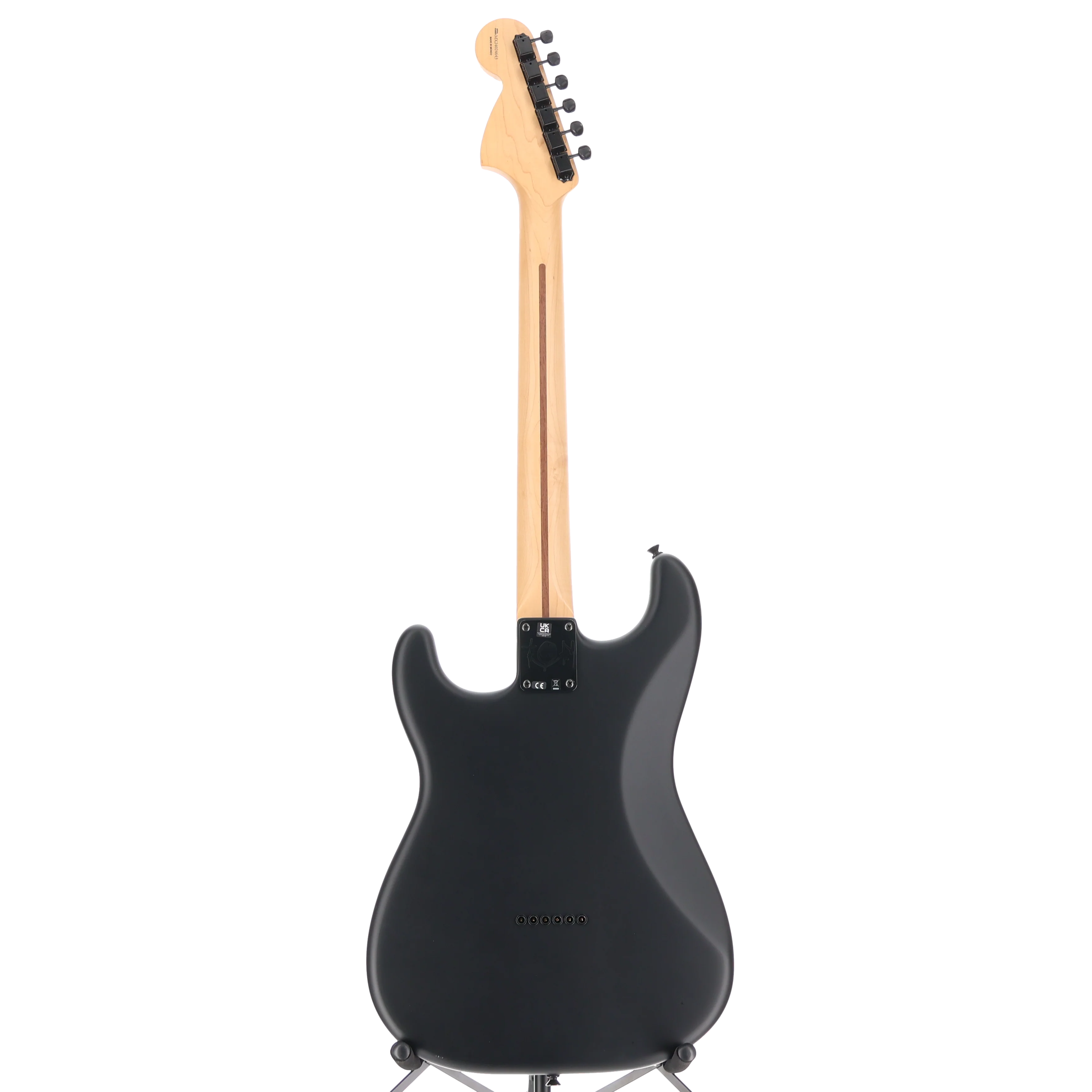 Fender TTS* Limited Edition Tom Delonge Stratocaster, Rosewood Fingerboard, Blackout (RC2) (24643) - Image 6