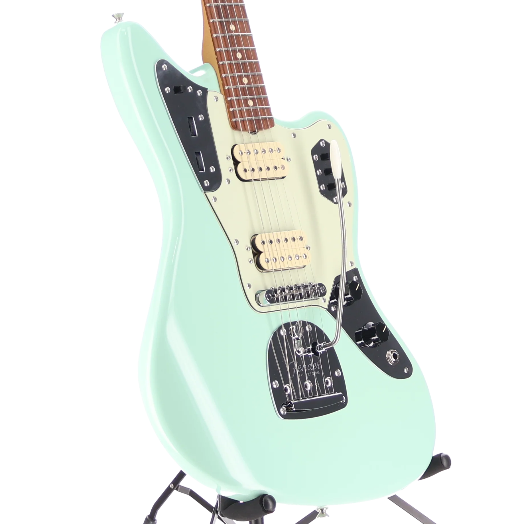 Fender Vintera '60s Jaguar Modified HH, Pau Ferro Fingerboard, Surf Green (E3) (01833) - Image 3