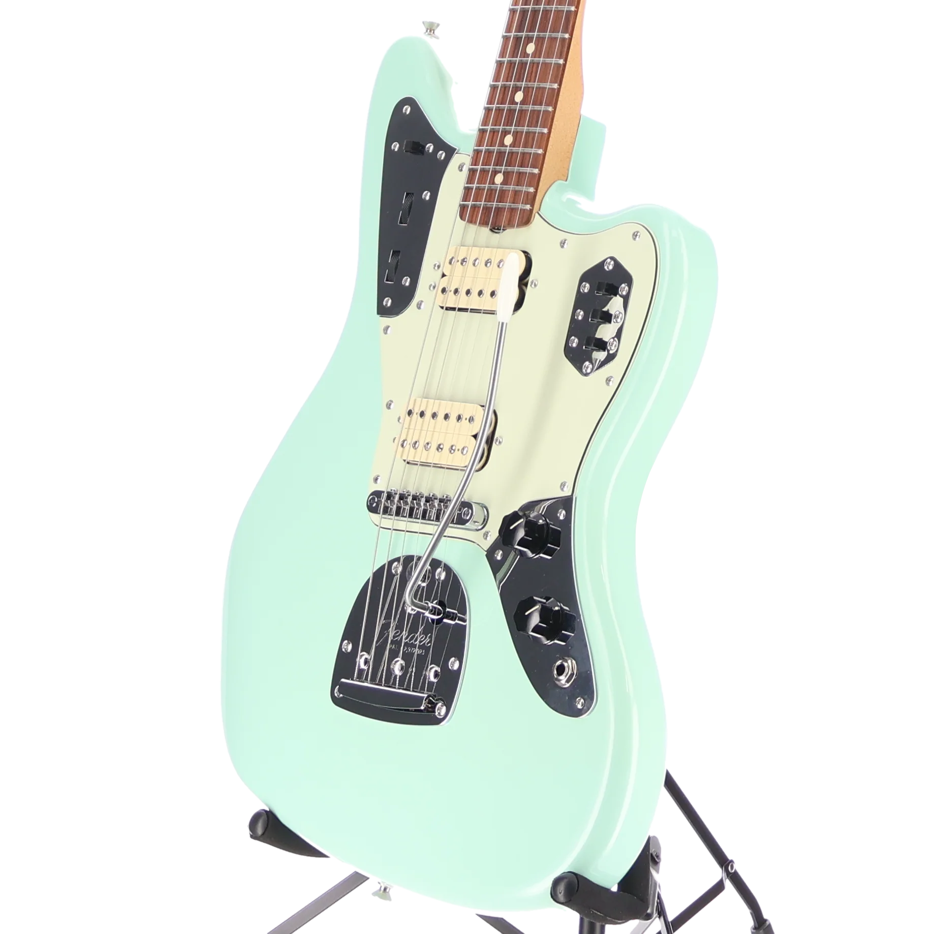 Fender Vintera '60s Jaguar Modified HH, Pau Ferro Fingerboard, Surf Green (E3) (01833) - Image 4