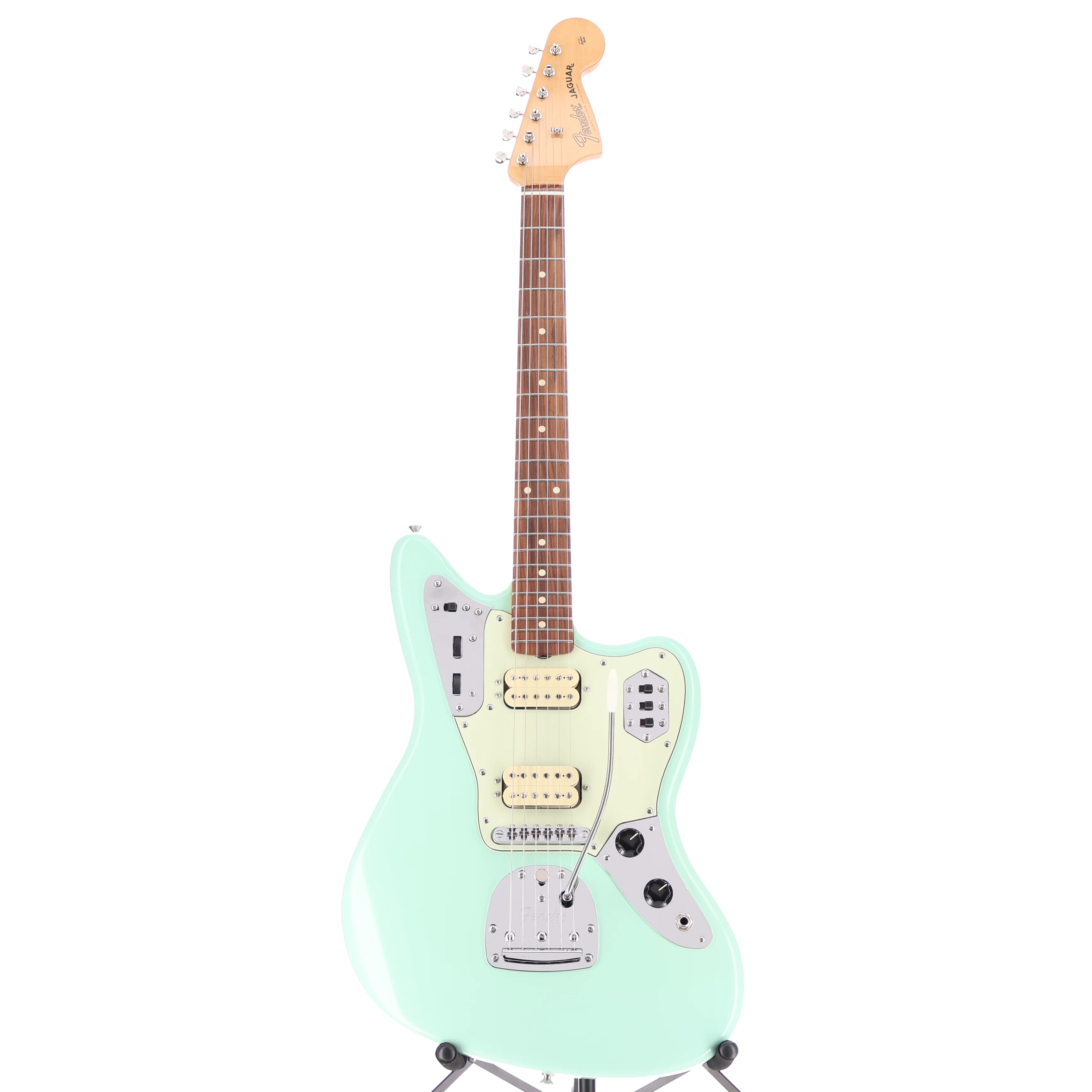 Fender Vintera '60s Jaguar Modified HH, Pau Ferro Fingerboard, Surf Green (E3) (01833) - Image 5
