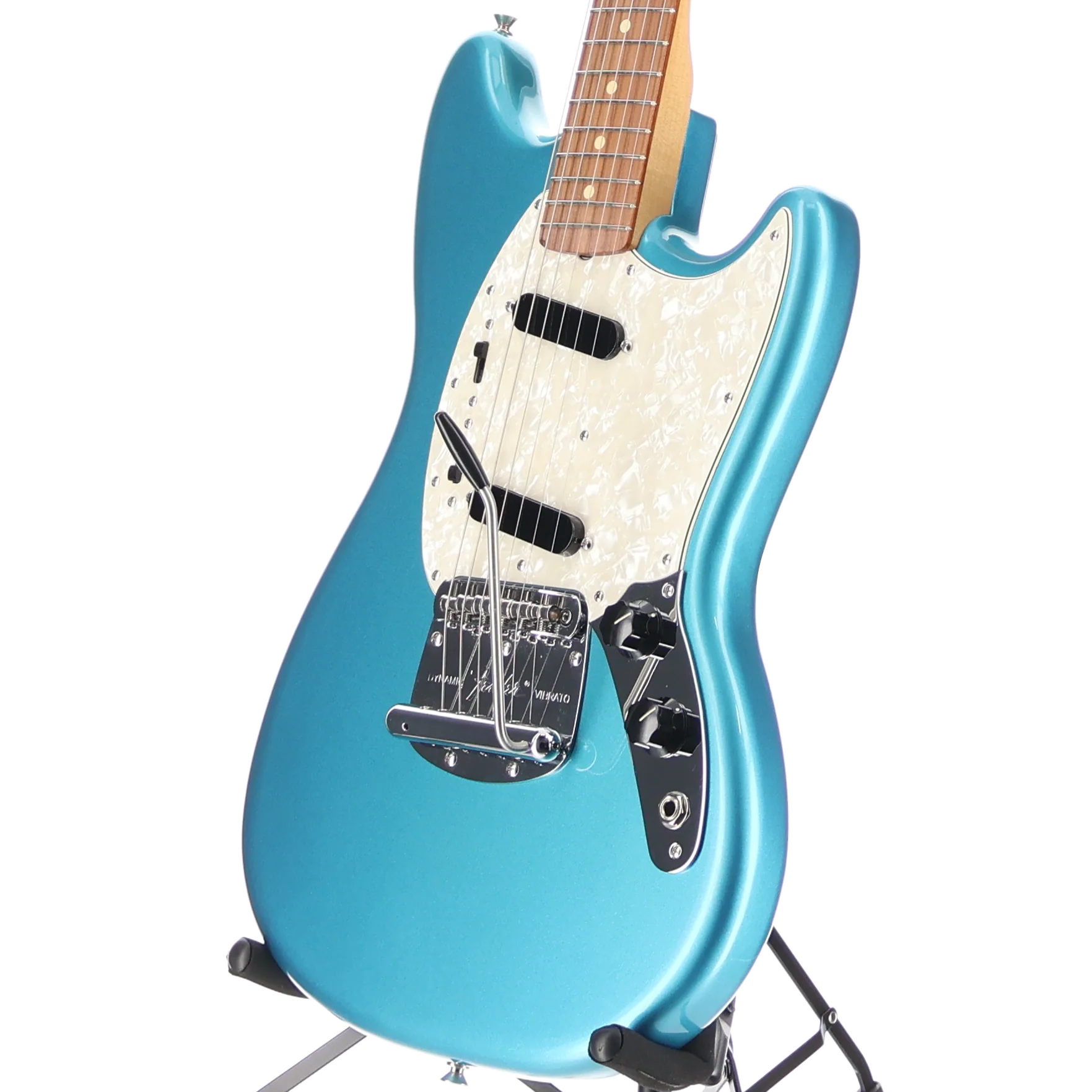 Fender Vintera '60s Mustang, Pau Ferro Fingerboard, Lake Placid Blue (K11) (29996) - Image 4