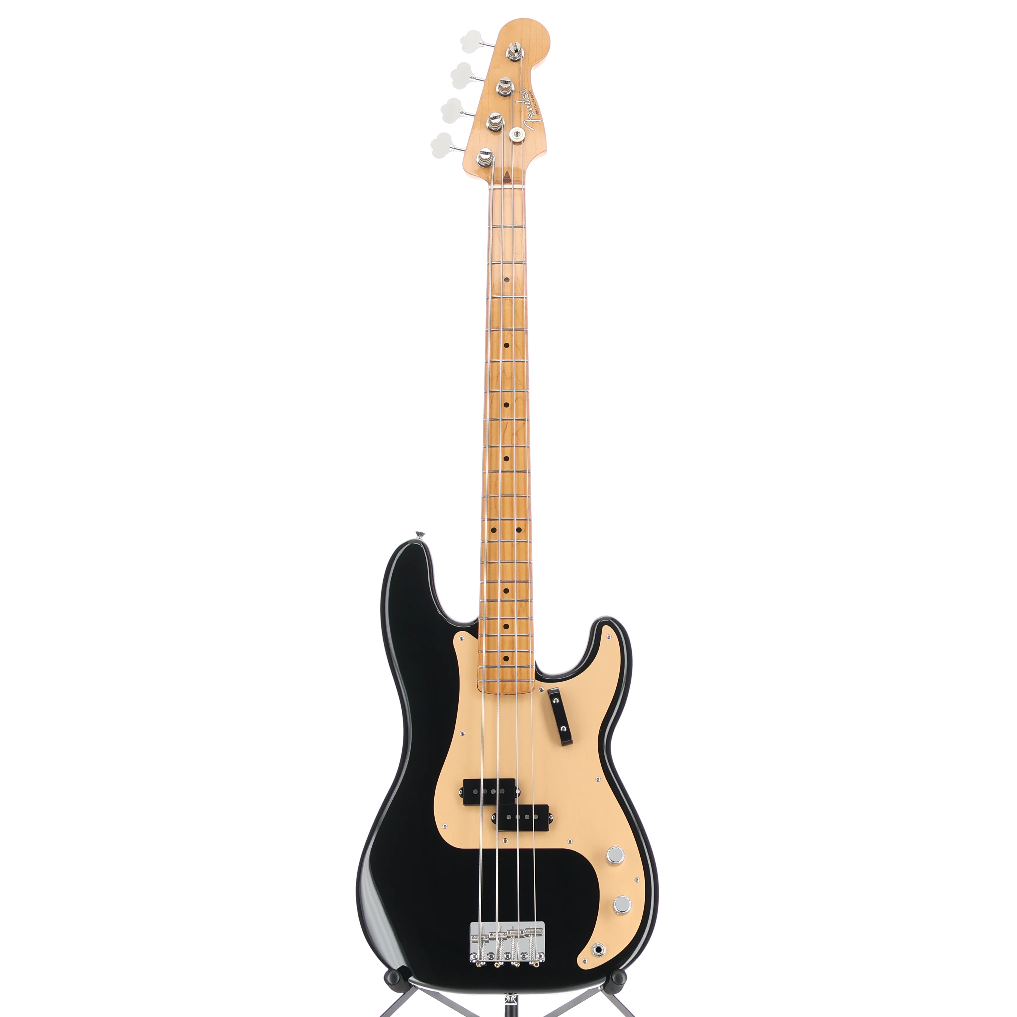 Fender Vintera II '50s Precision Bass, Black, Maple Fingerboard, Professional Setup (AA9) (10685) - Image 5