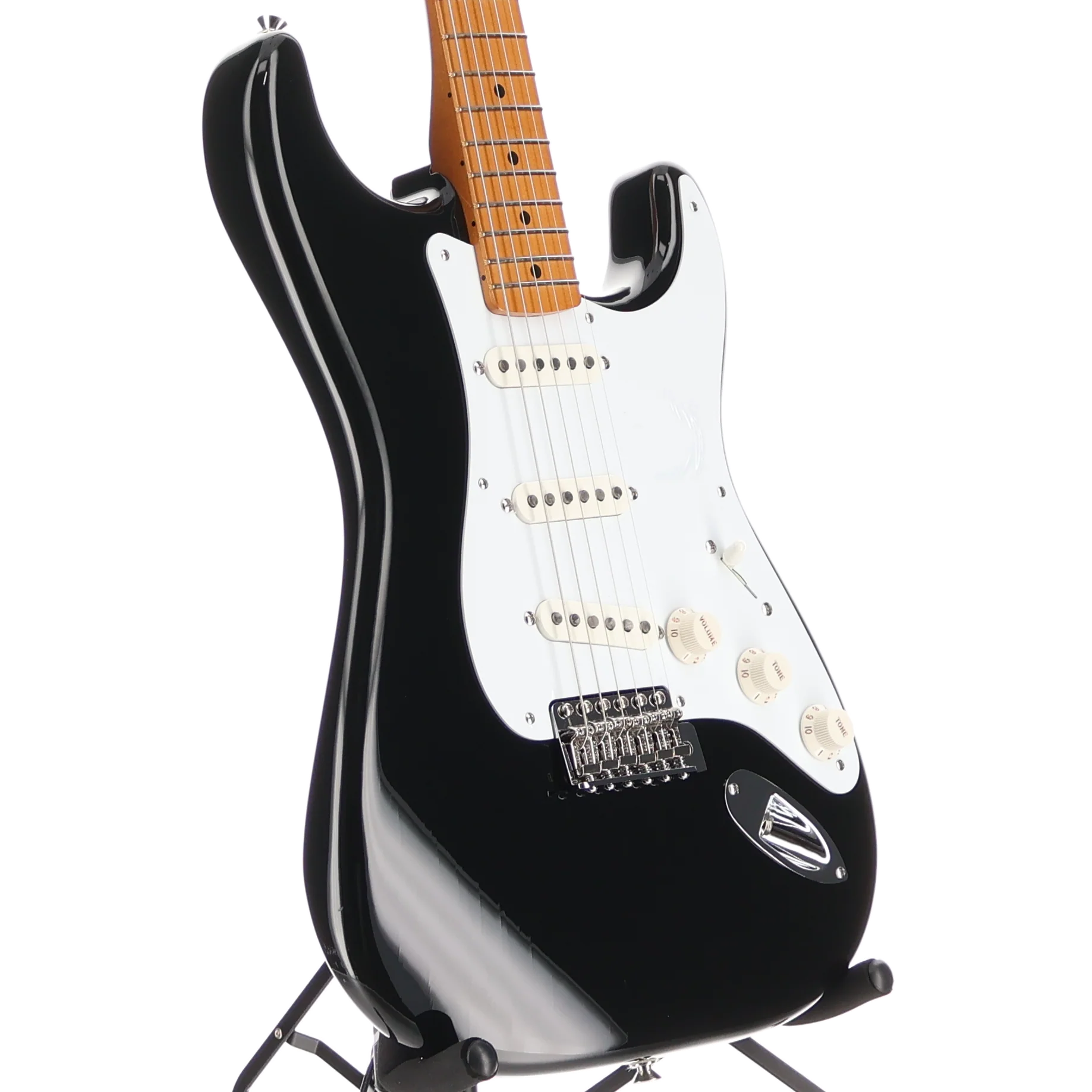 Fender Vintera II '50s Stratocaster, Maple Fingerboard, Black (A4) (35993) - Image 3