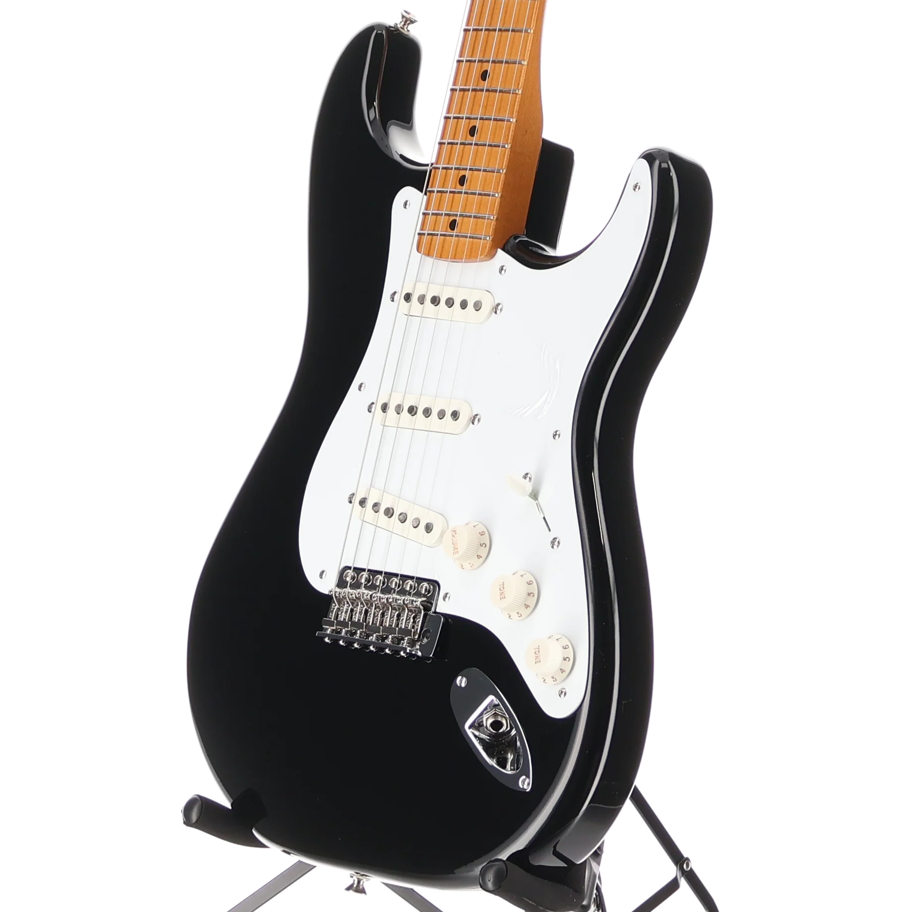 Fender Vintera II '50s Stratocaster, Maple Fingerboard, Black (A4) (35993) - Image 4