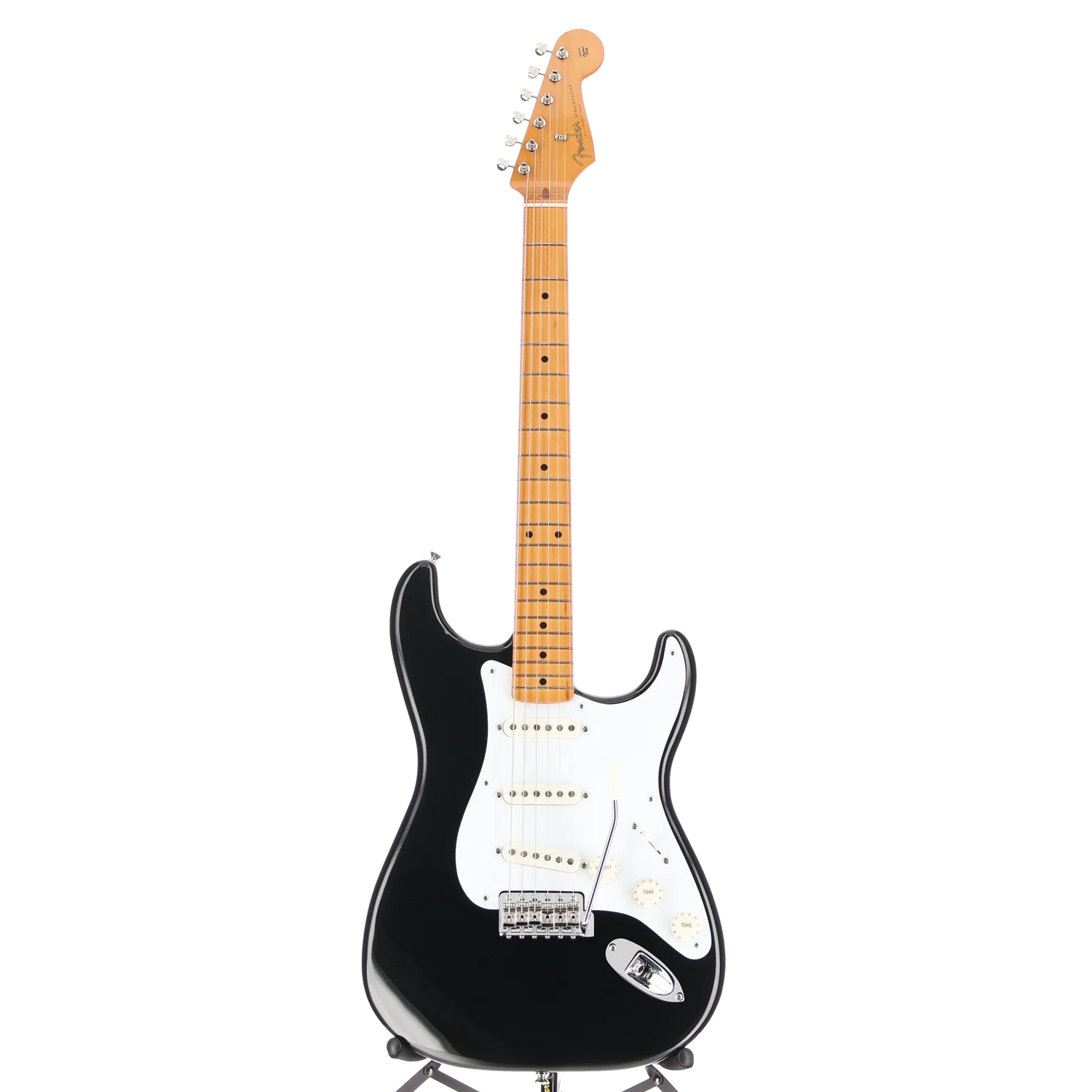 Fender Vintera II '50s Stratocaster, Maple Fingerboard, Black, Professional Setup (I5) (42382) - Image 5